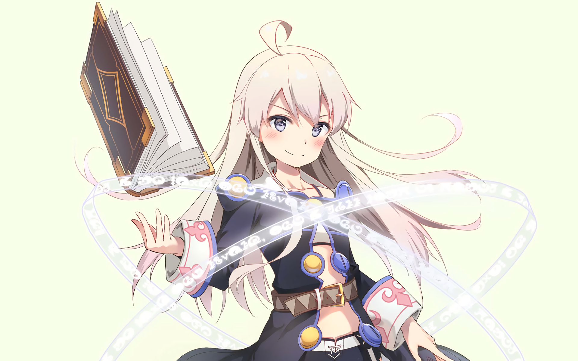 Zero from Grimoire of Zero holding a book HD Wallpaper