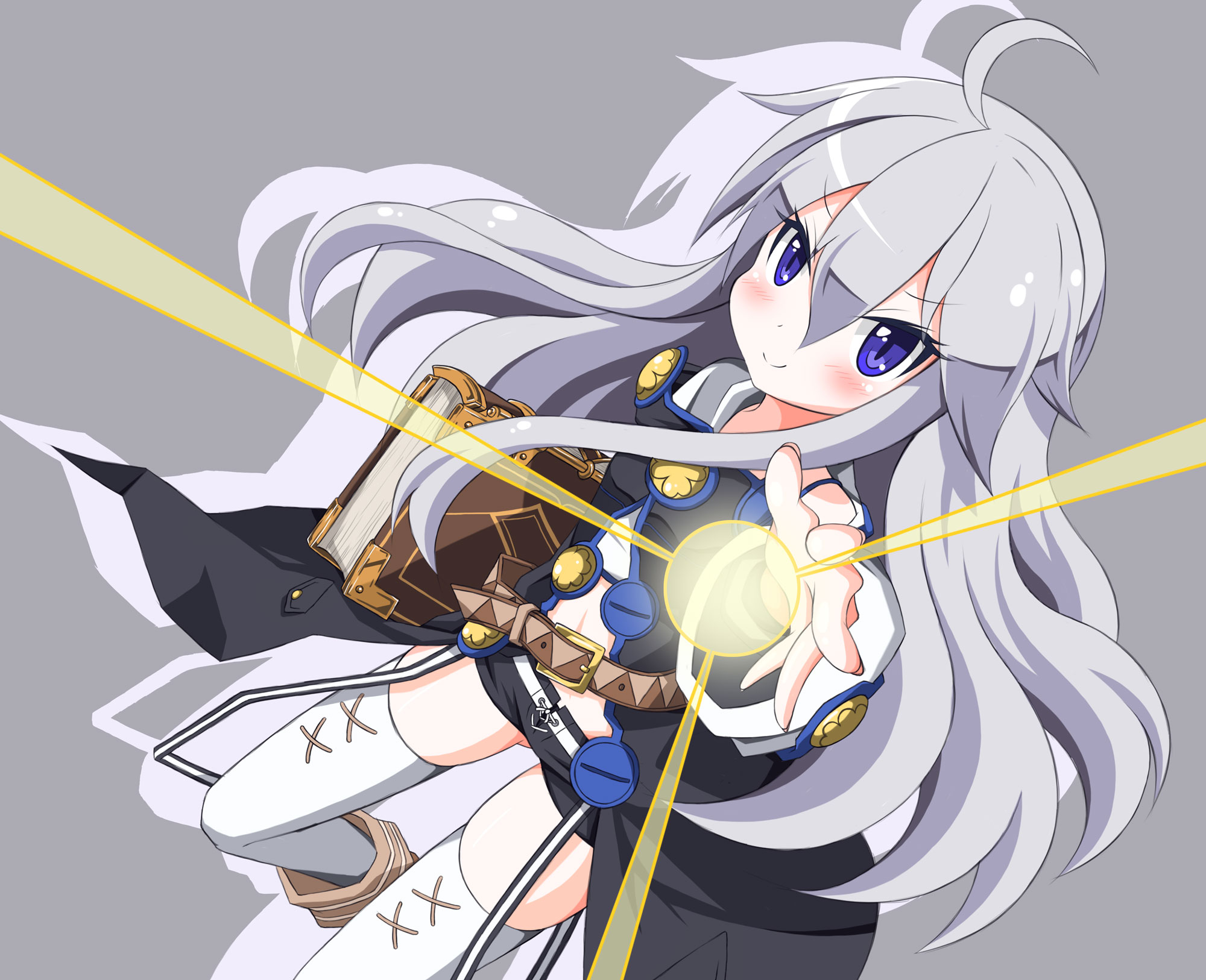 Zero from Grimoire of Zero casting a spell HD Wallpaper
