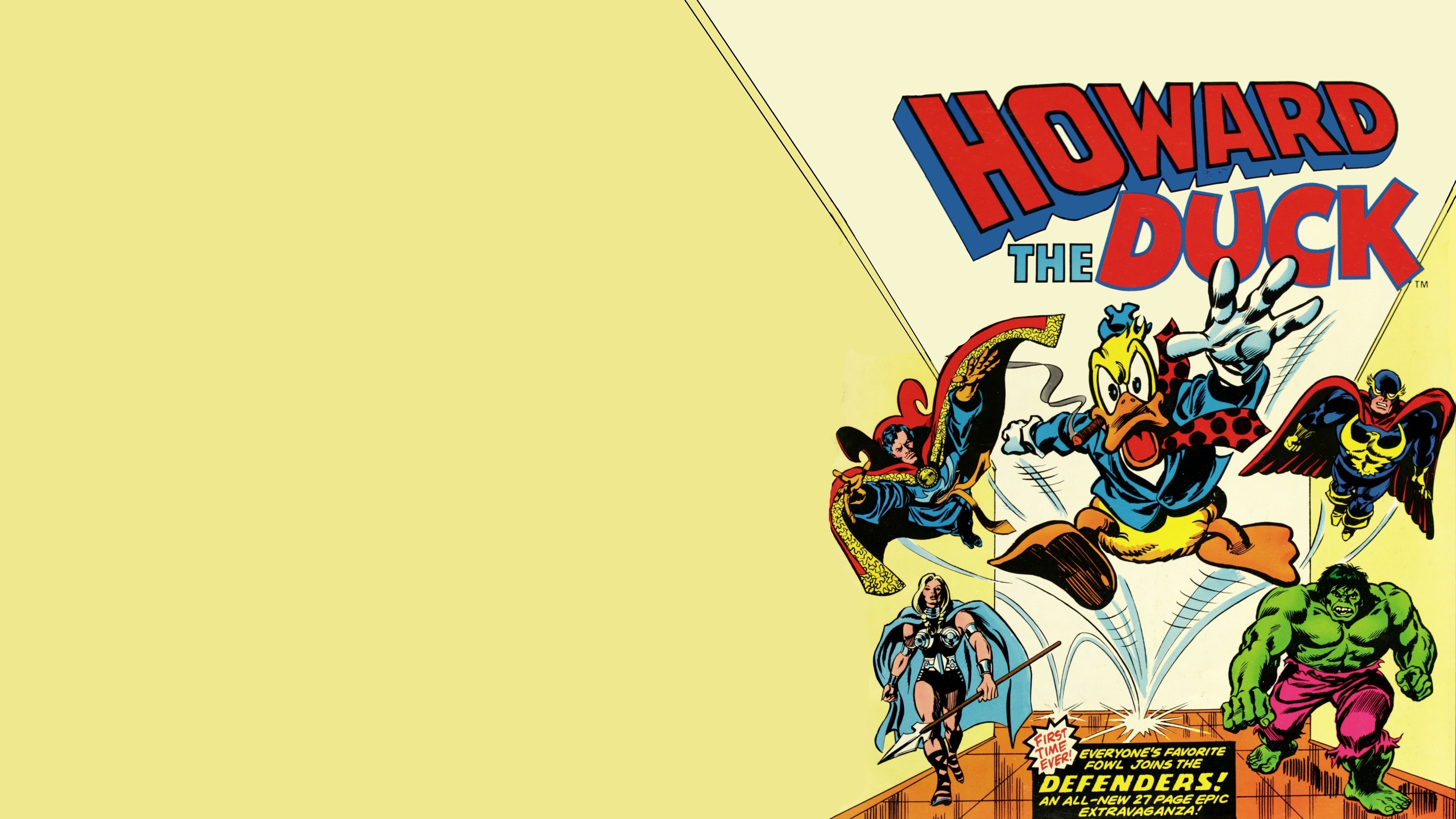 Howard the Duck and the Defenders HD Wallpaper