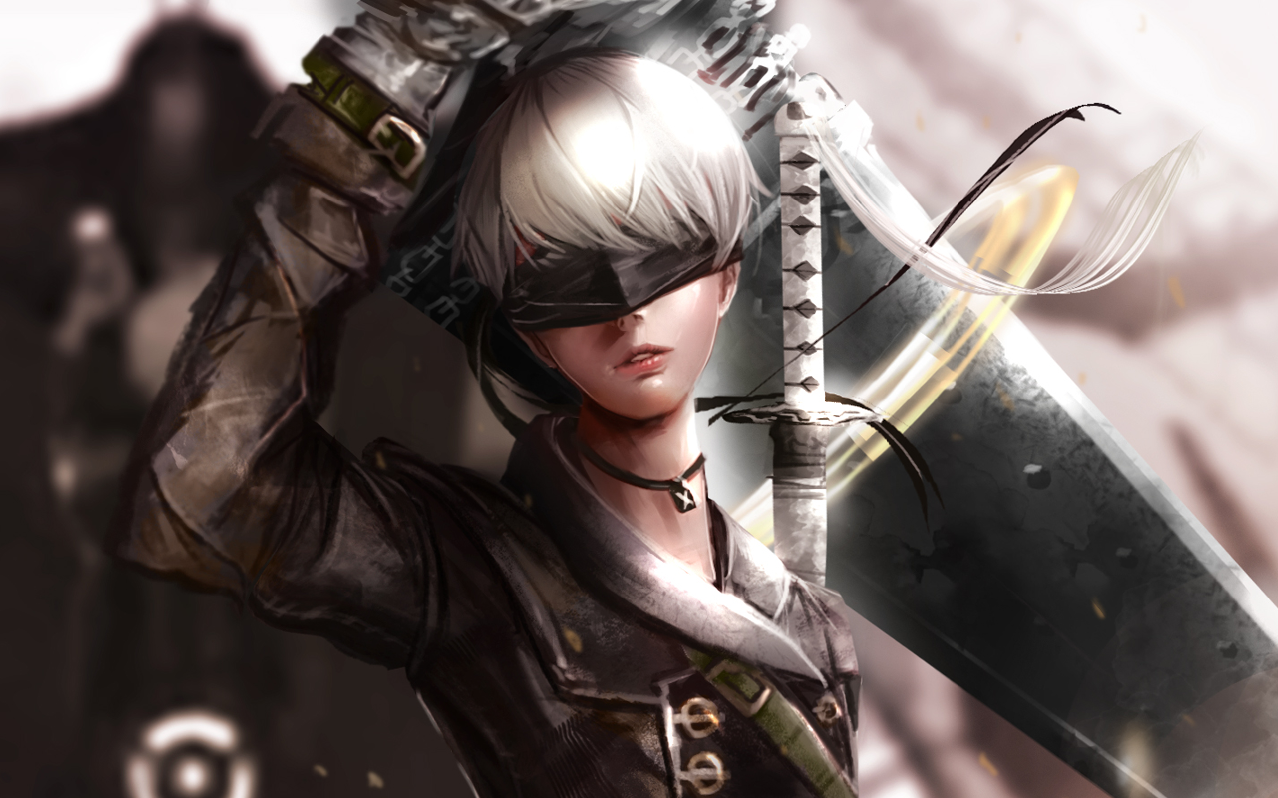 2B from NieR: Automata HD Wallpaper