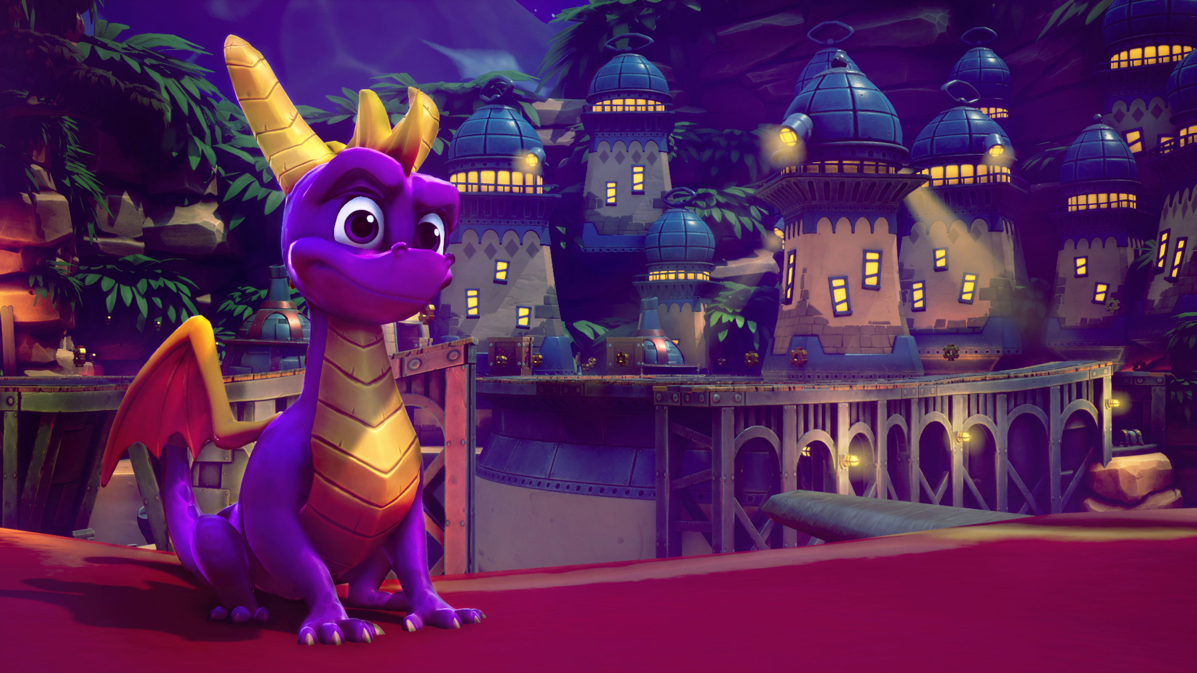 Spyro from Spyro the Dragon 4K HD Wallpaper