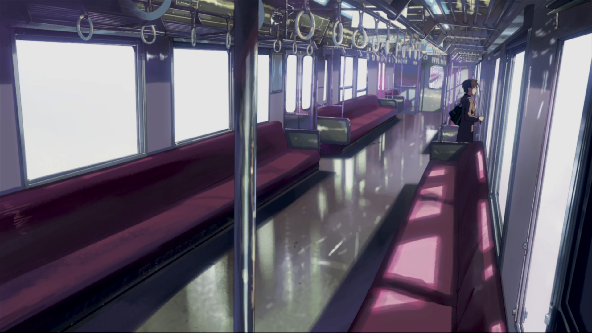 Takaki Touno on a train HD Wallpaper