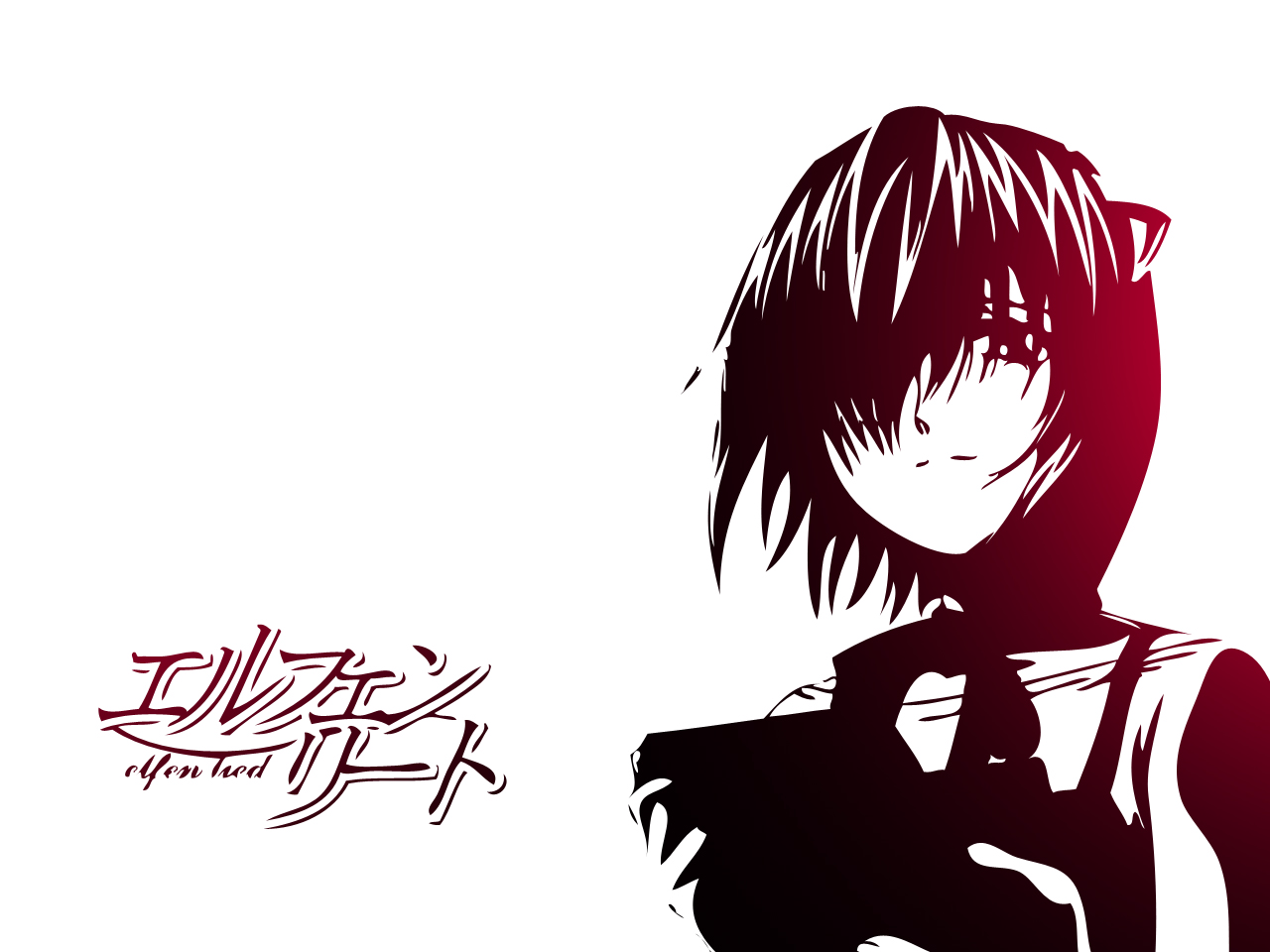Lucy from Elfen Lied HD Wallpaper