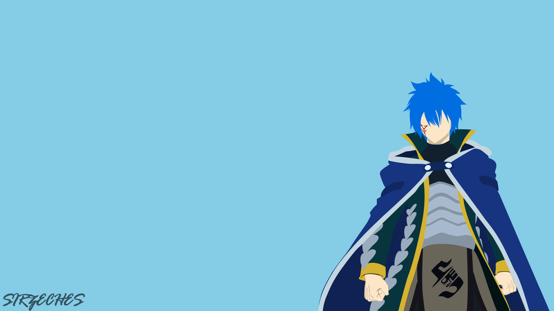 Jellal Fernandes from Fairy Tail HD Wallpaper
