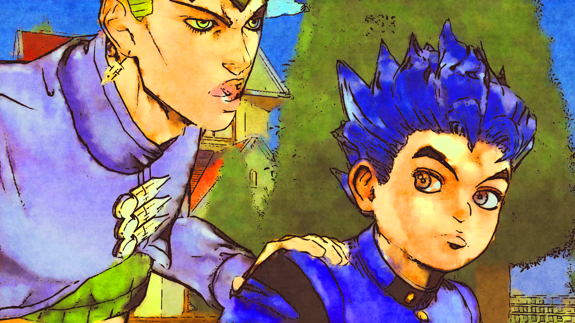 Koichi Hirose from JoJo's Bizarre Adventure HD Wallpaper