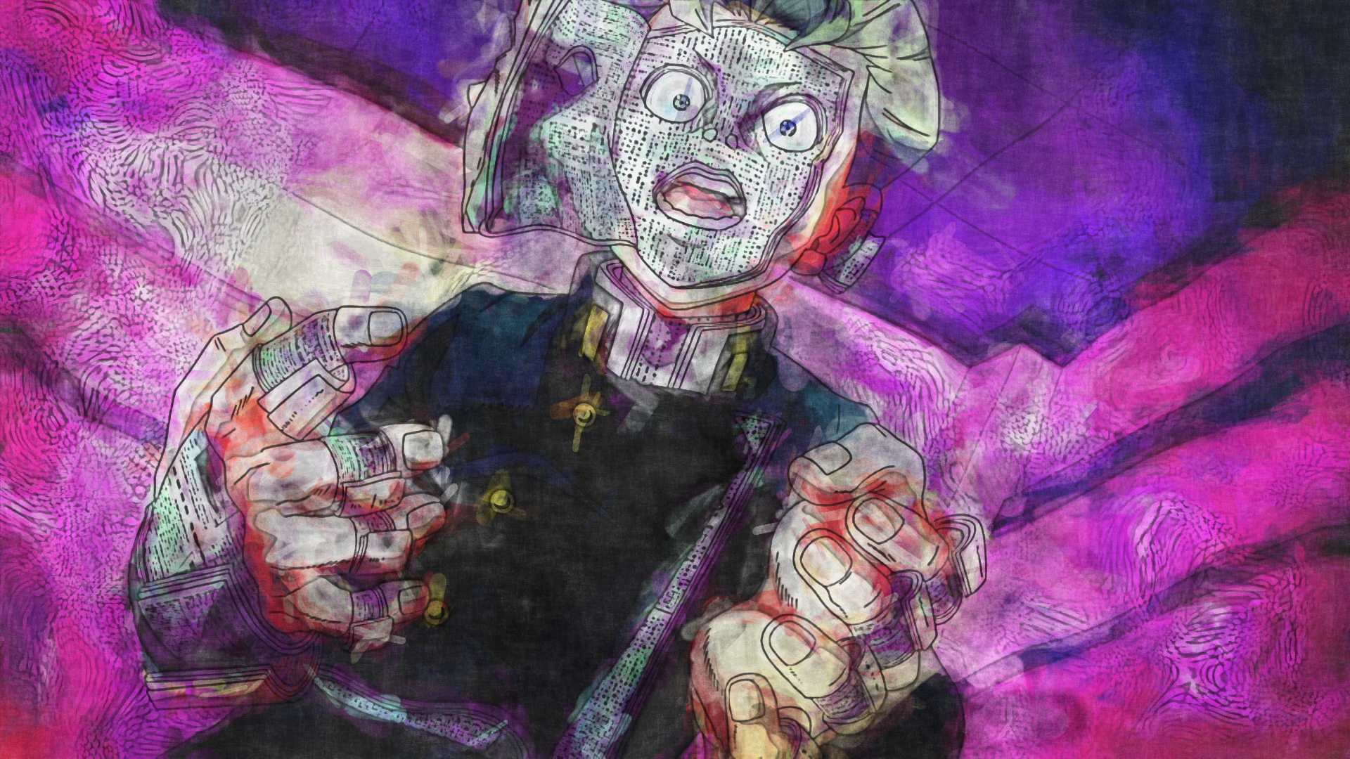 Koichi Hirose from JoJo's Bizarre Adventure HD Wallpaper