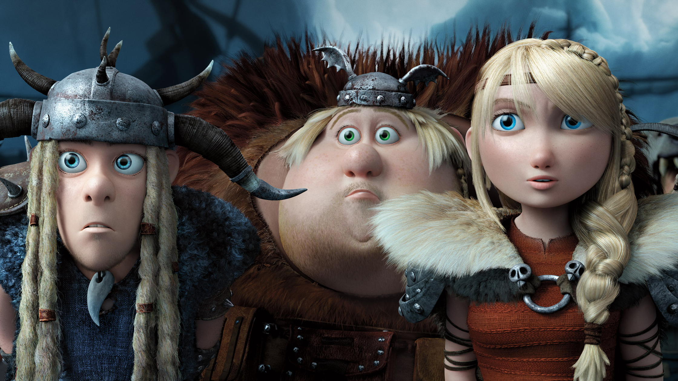 Astrid and Hiccup from How to Train Your Dragon HD Wallpaper