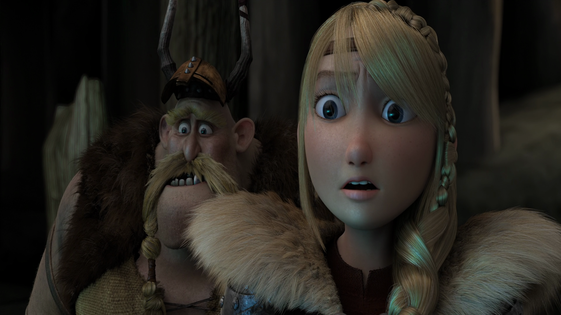 Astrid and Gobber from How to Train Your Dragon HD Wallpaper