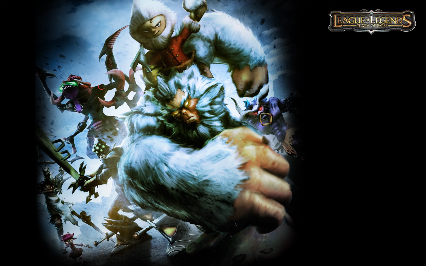 League of Legends Clash of Fates characters HD Wallpaper