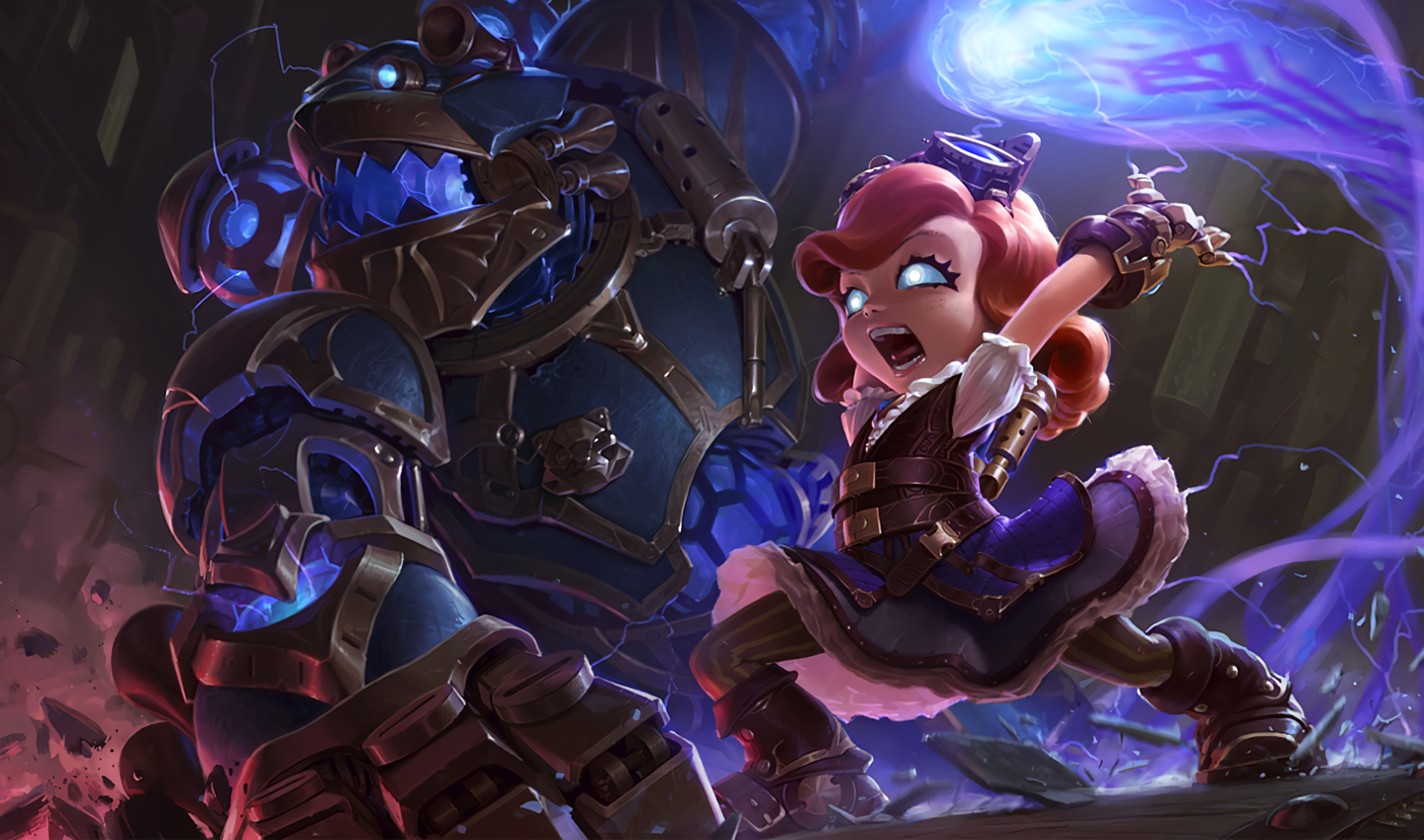Annie and Tibbers from League of Legends HD Wallpaper