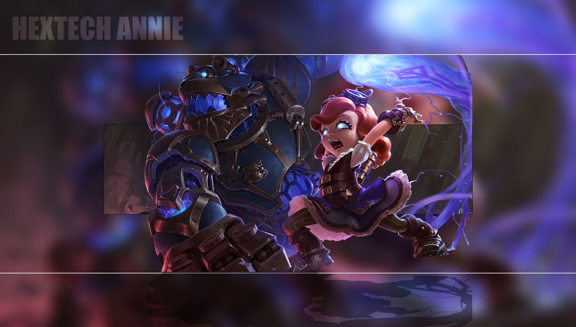Hextech Annie and Tibbers from League of Legends HD Wallpaper