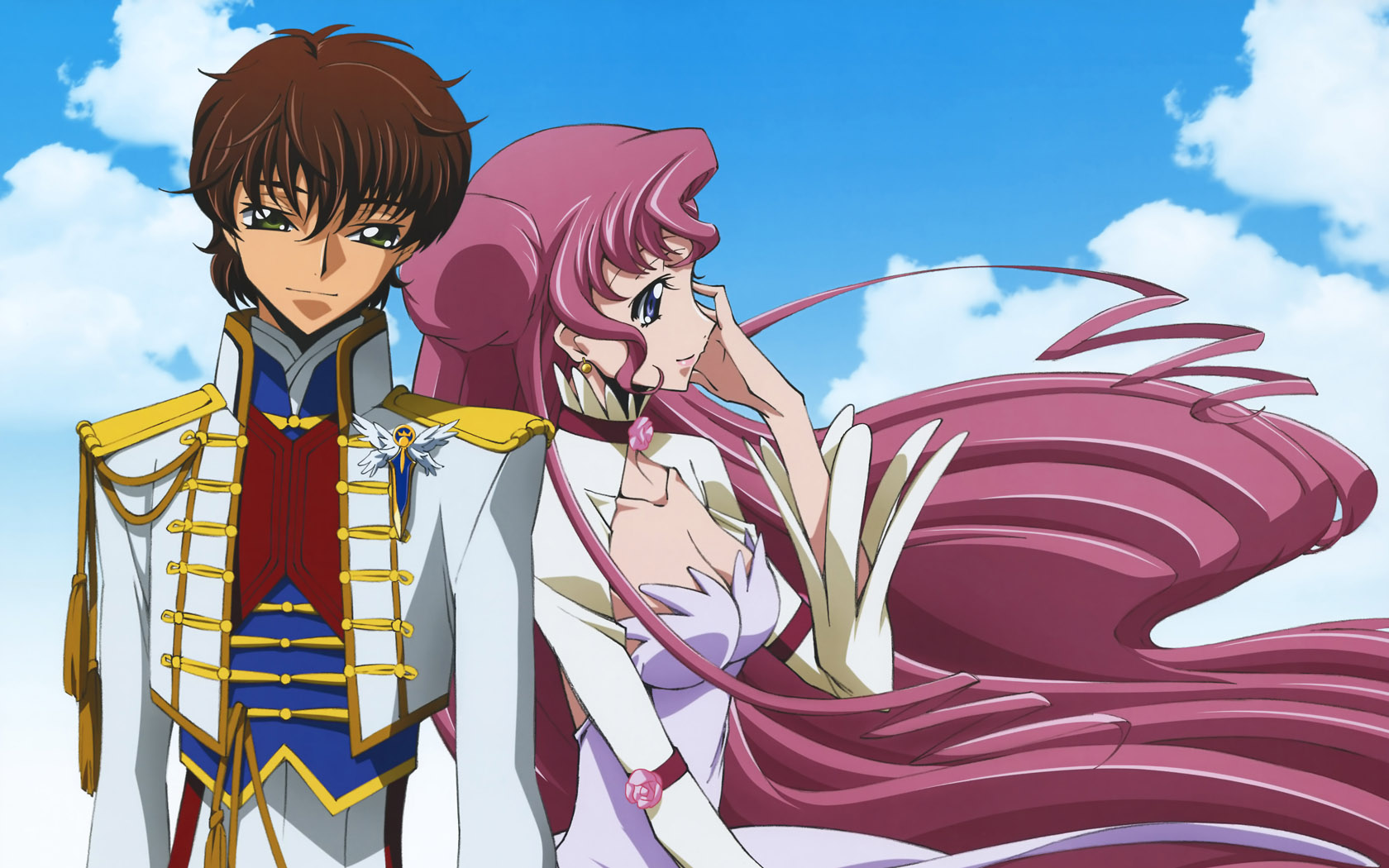 Lelouch Lamperouge and Euphemia Li Britannia from Code Geass HD Wallpaper