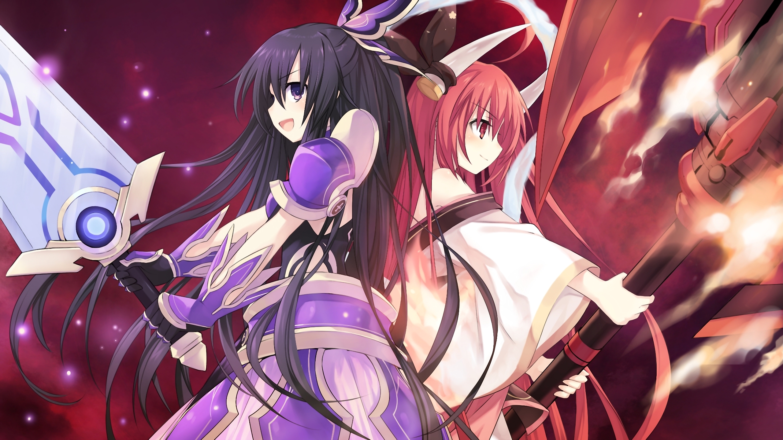 Date A Live: Kotori Itsuka and Tohka Yatogami HD Wallpaper