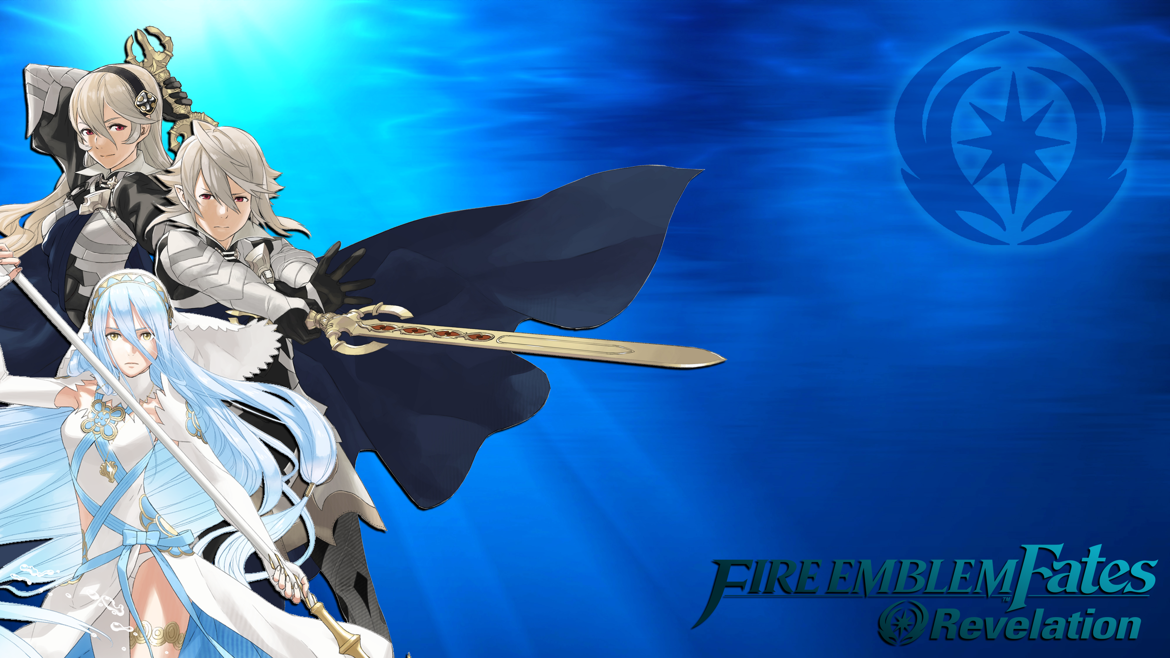 Corrin and Azura from Fire Emblem Fates: Revelation HD Wallpaper