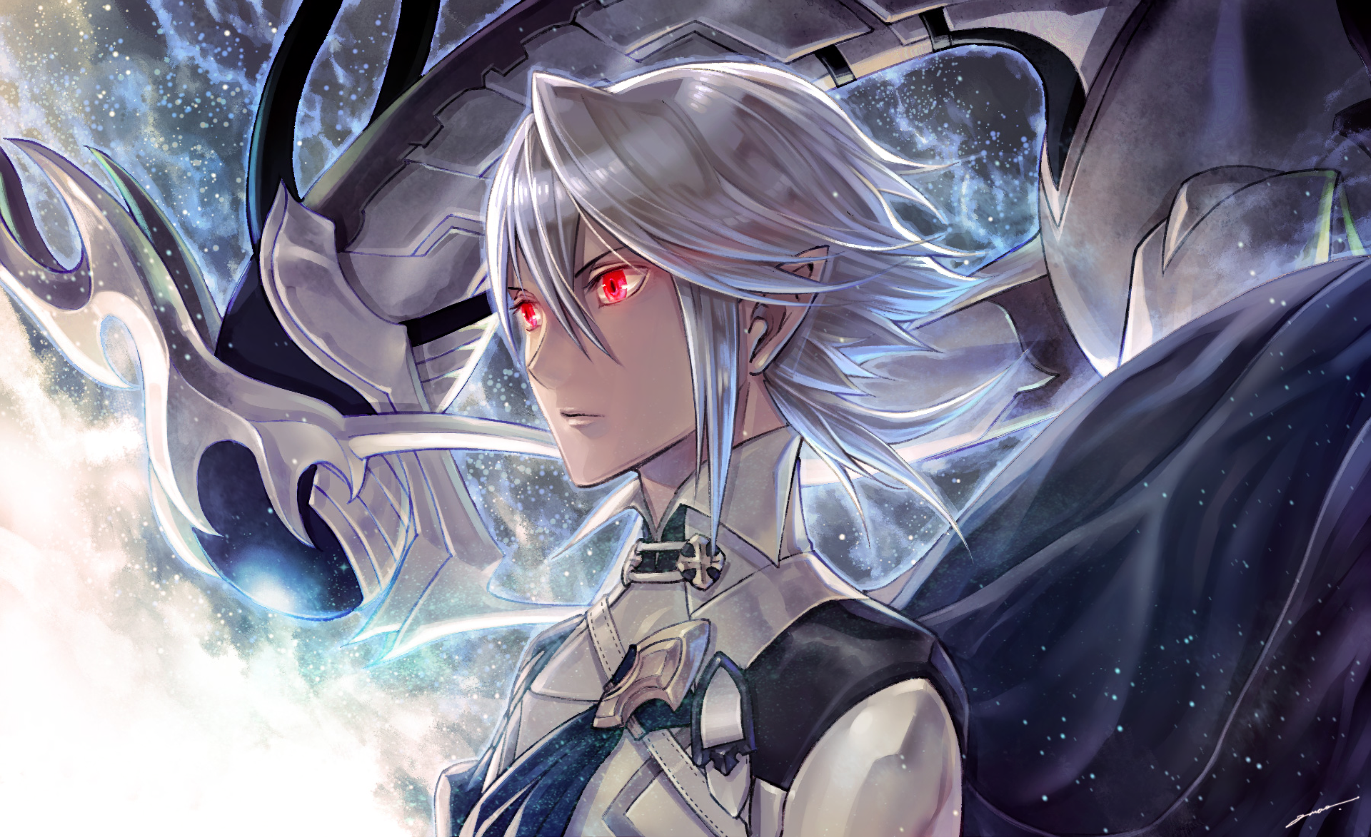Corrin from Fire Emblem with Dragon Armor HD Wallpaper