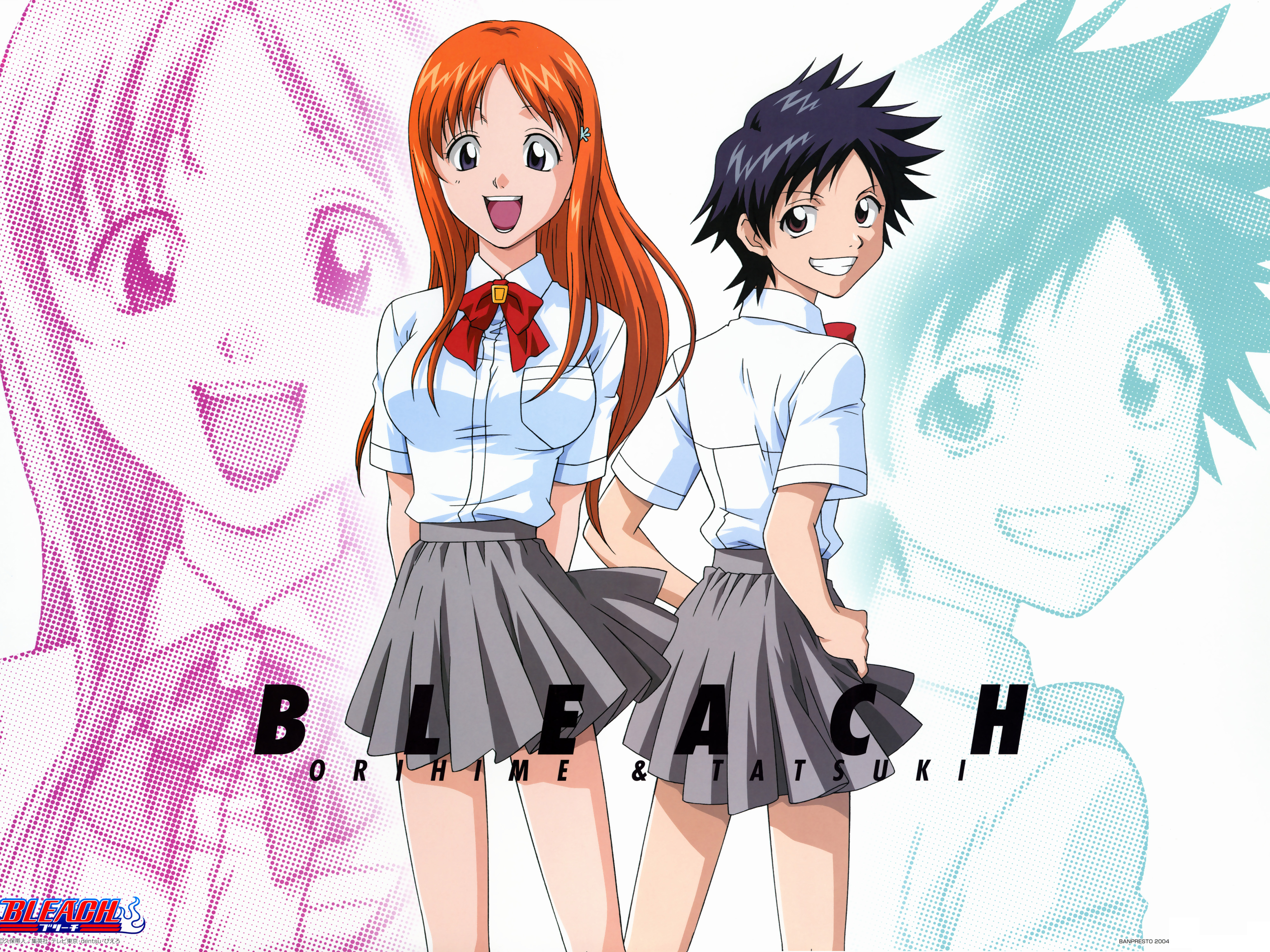 Orihime and Tatsuki from Bleach HD Wallpaper