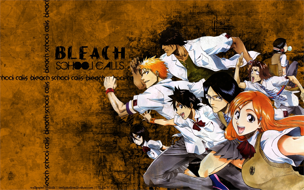 Bleach School Calls Characters HD Wallpaper