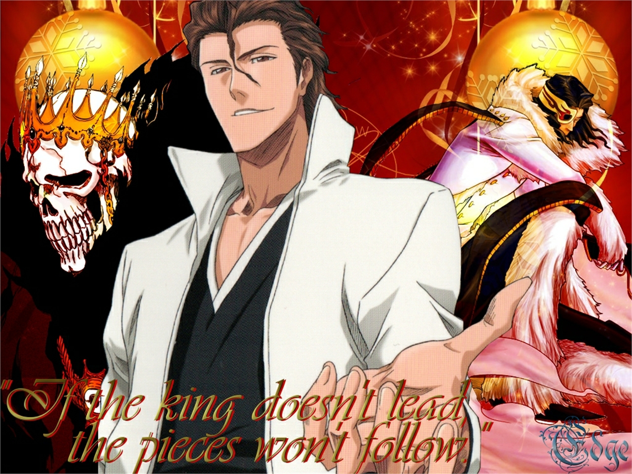 Sosuke Aizen and Coyote Starrk from Bleach HD Wallpaper