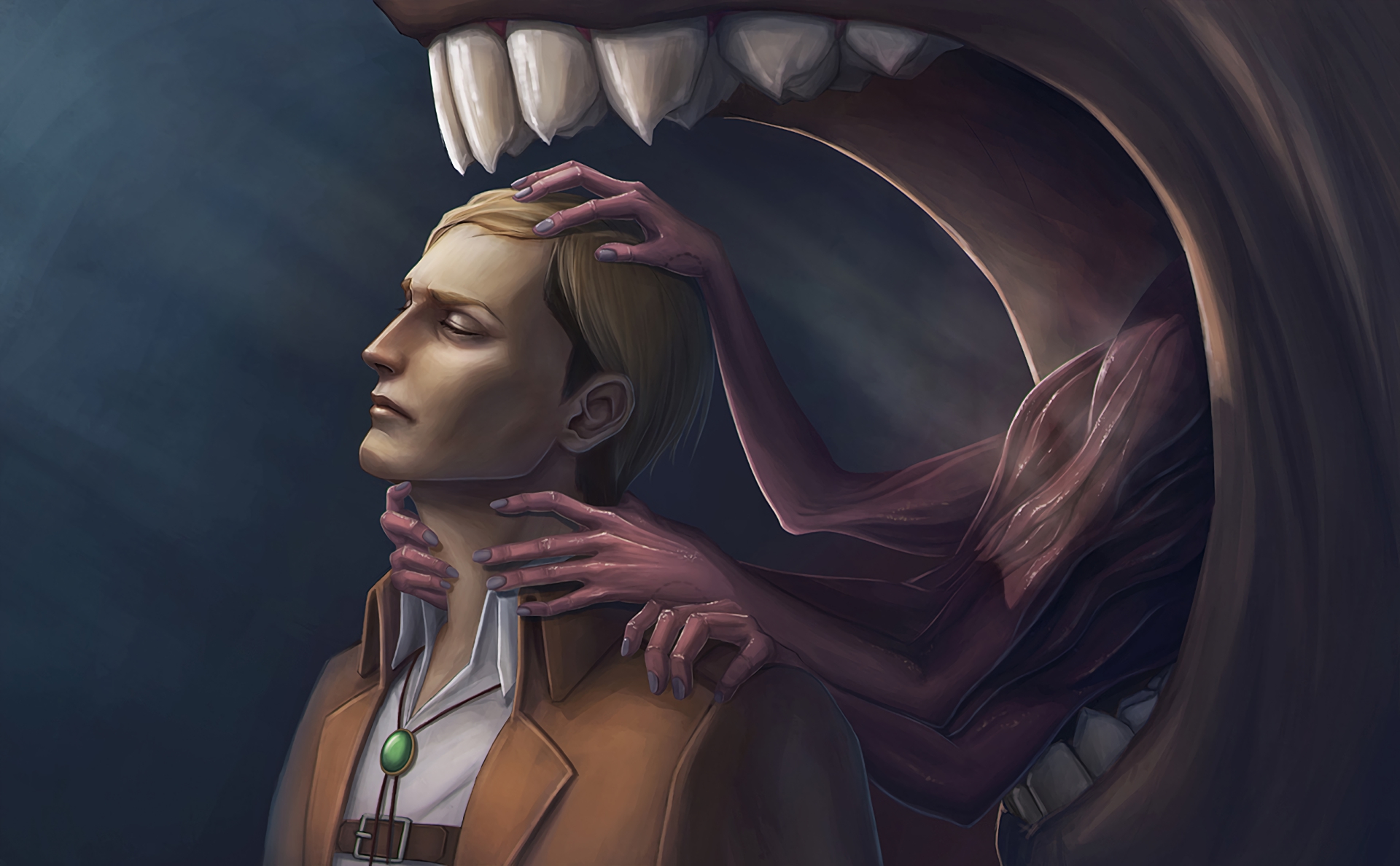Erwin Smith from Attack on Titan HD Wallpaper