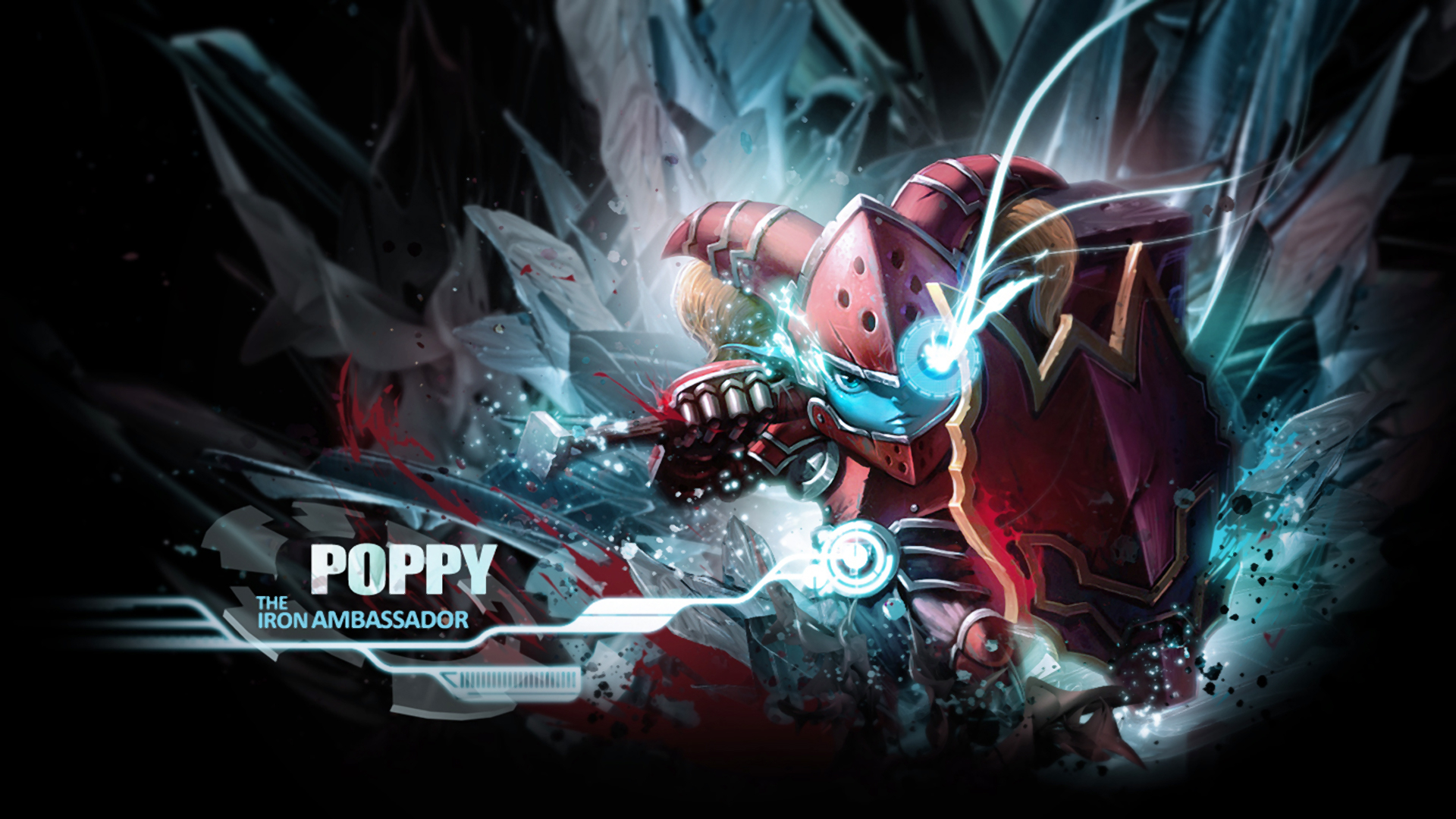 Poppy the Iron Ambassador from League of Legends HD Wallpaper