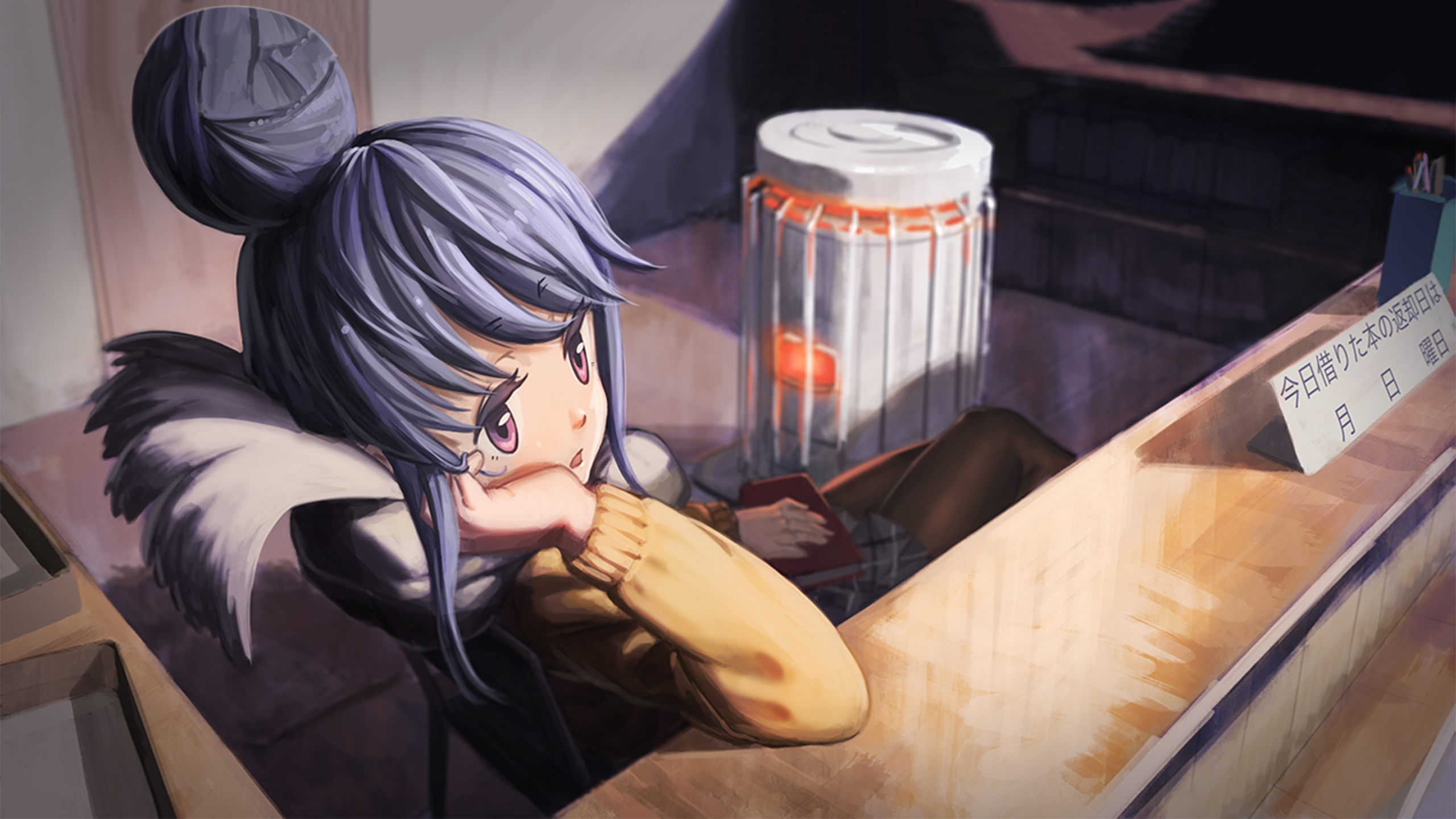 Rin Shima from Yuru Camp HD Wallpaper