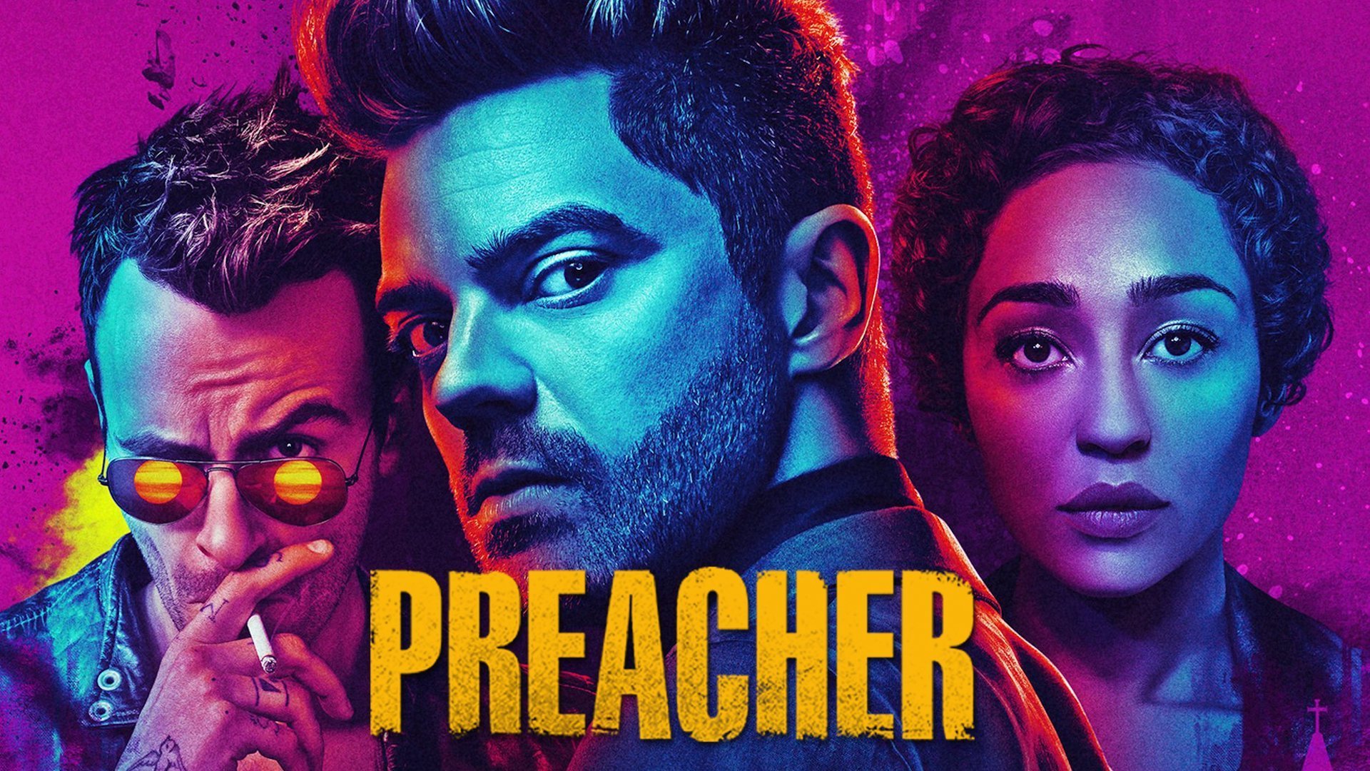 Preacher: Jesse Custer, Cassidy, and Tulip HD Wallpaper