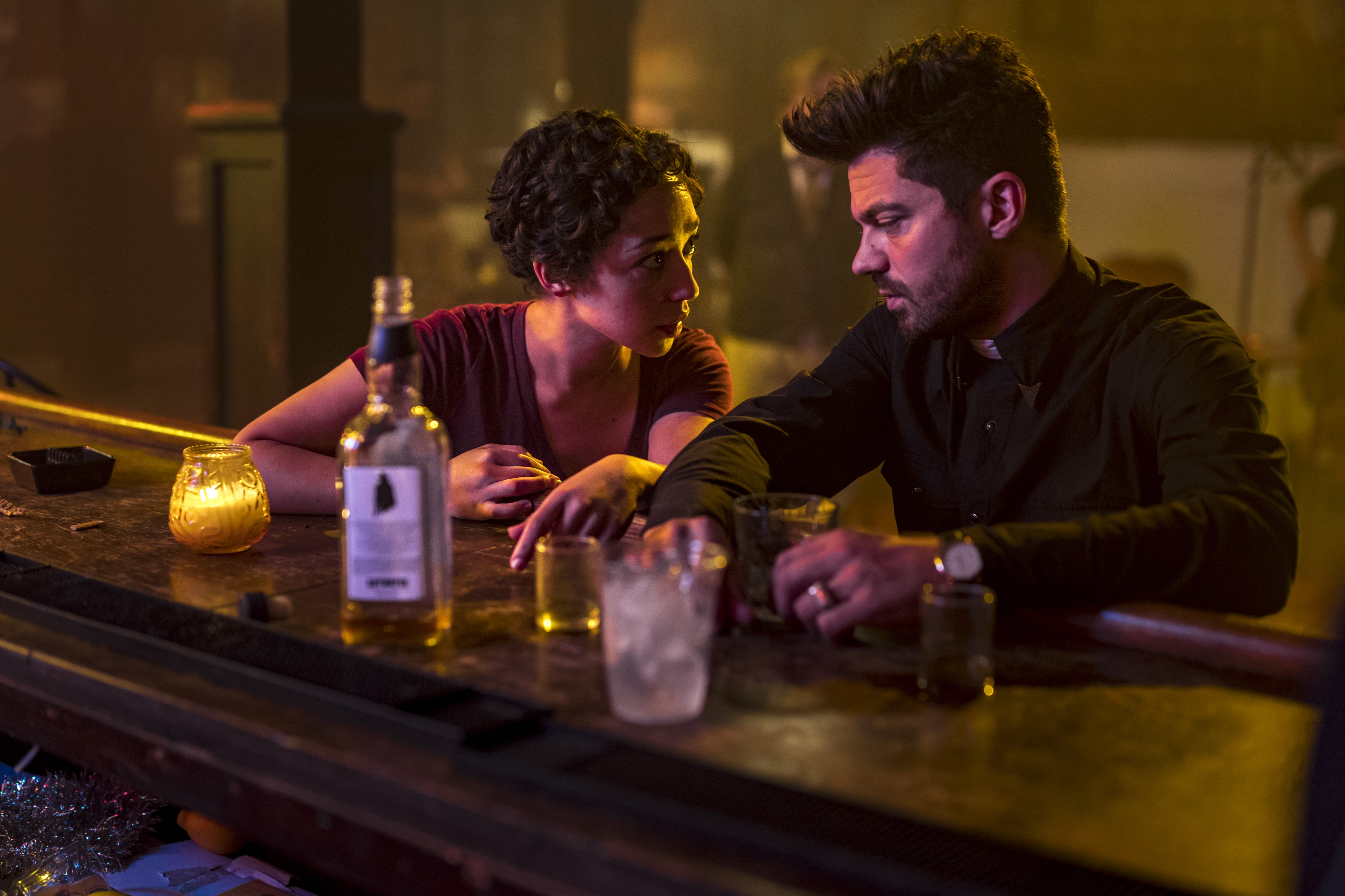 Jesse Custer at a bar HD Wallpaper