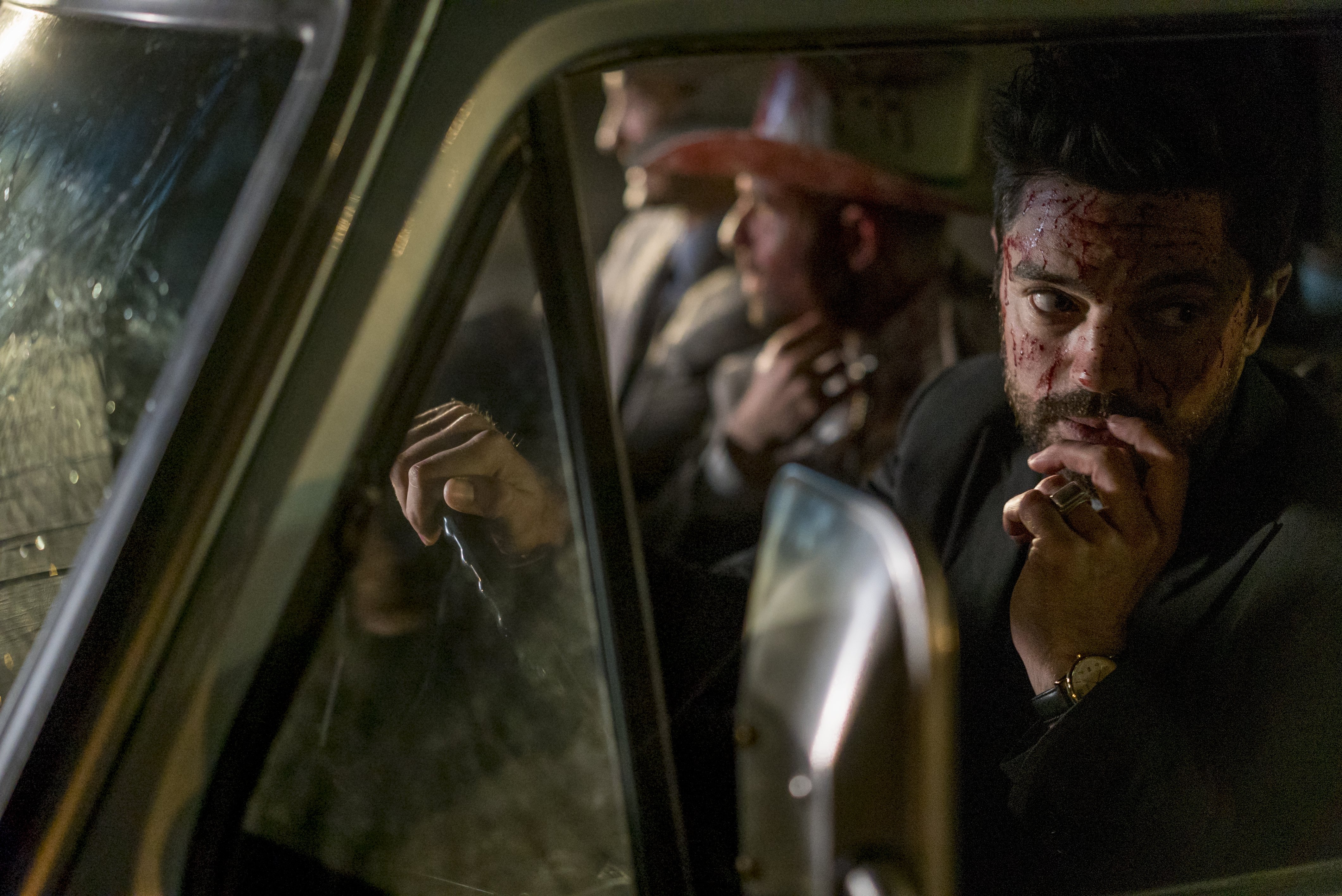Jesse Custer in a car HD Wallpaper