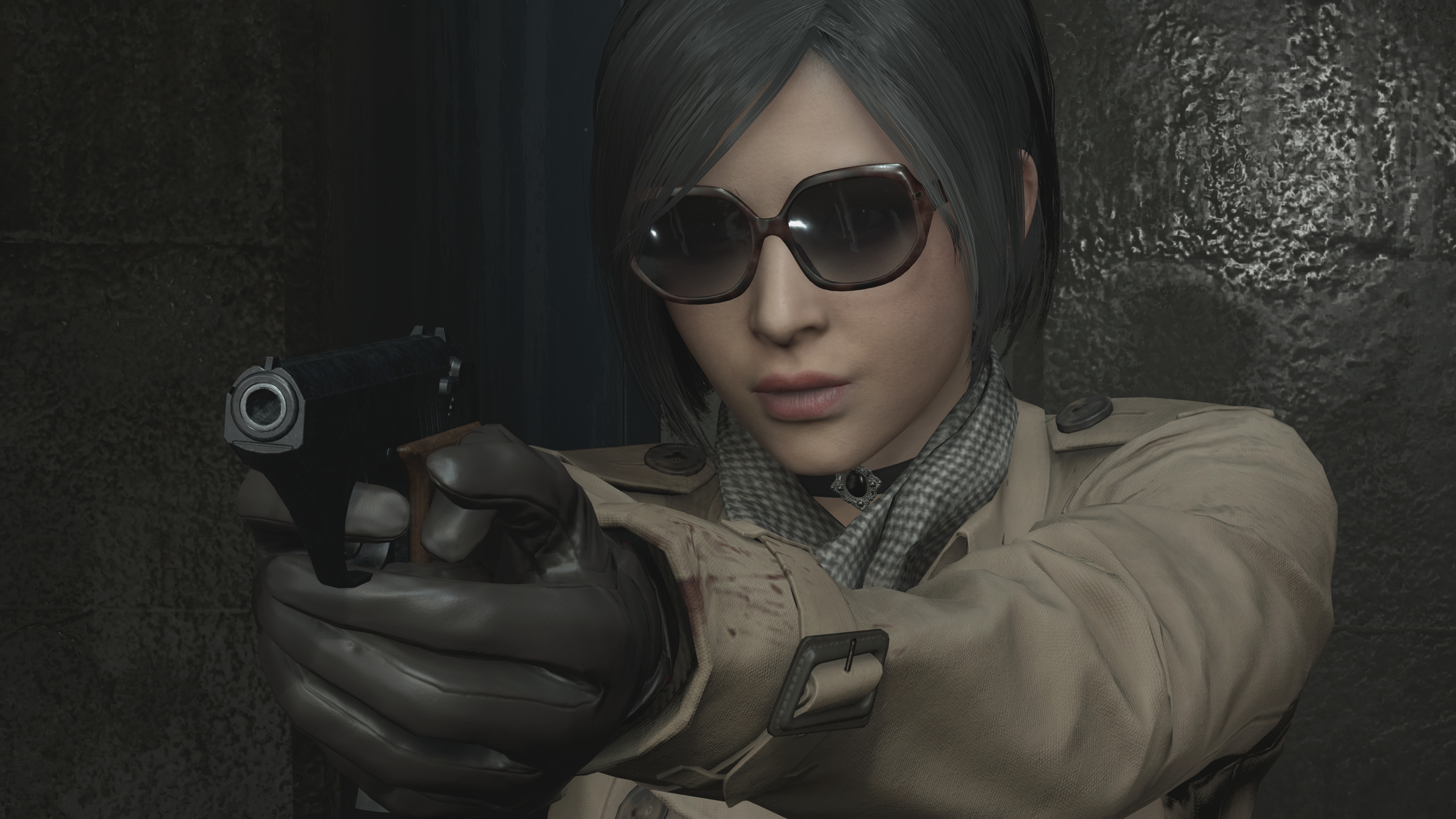 Ada Wong from Resident Evil holding a handgun HD Wallpaper