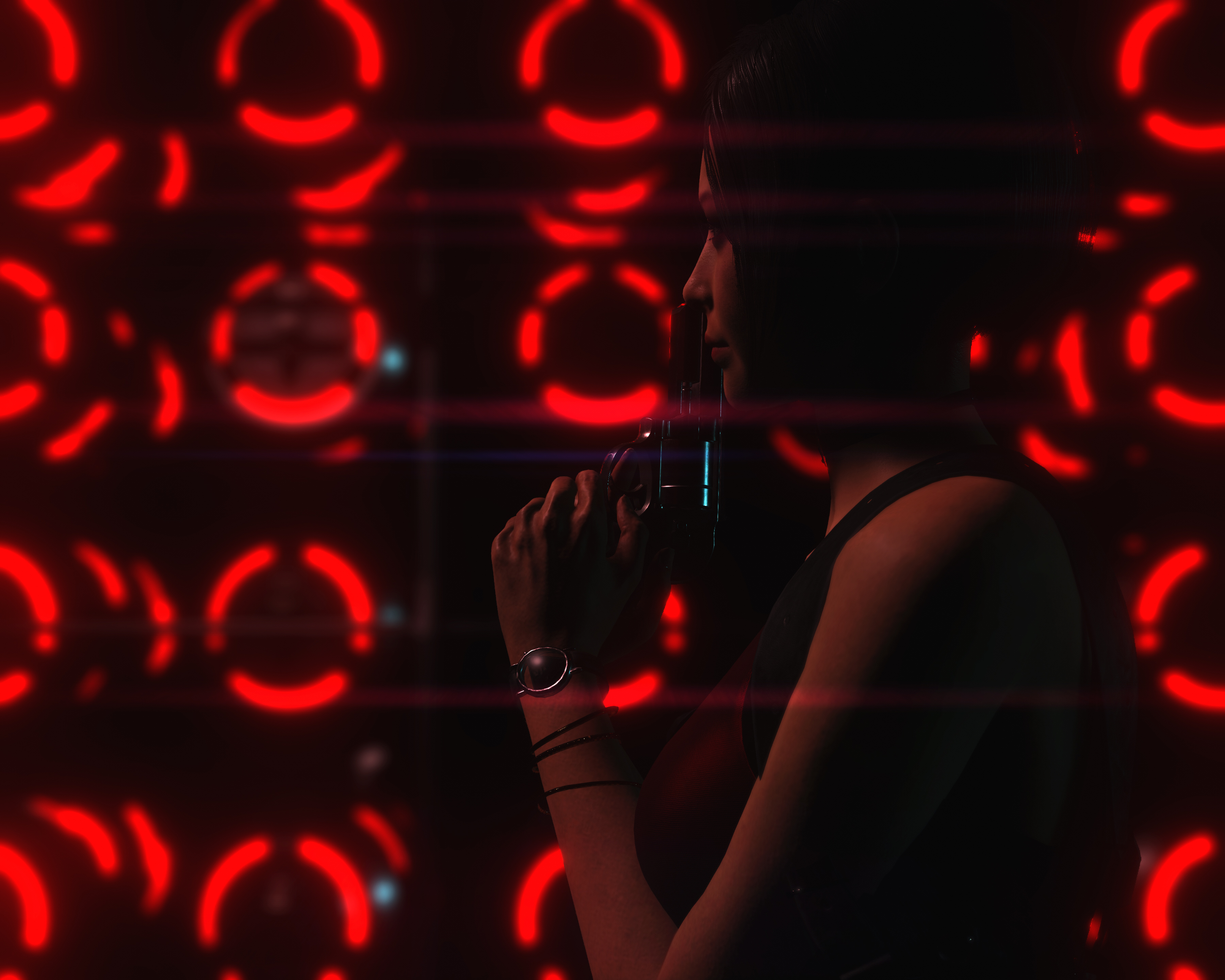 Ada Wong holding a gun HD Wallpaper