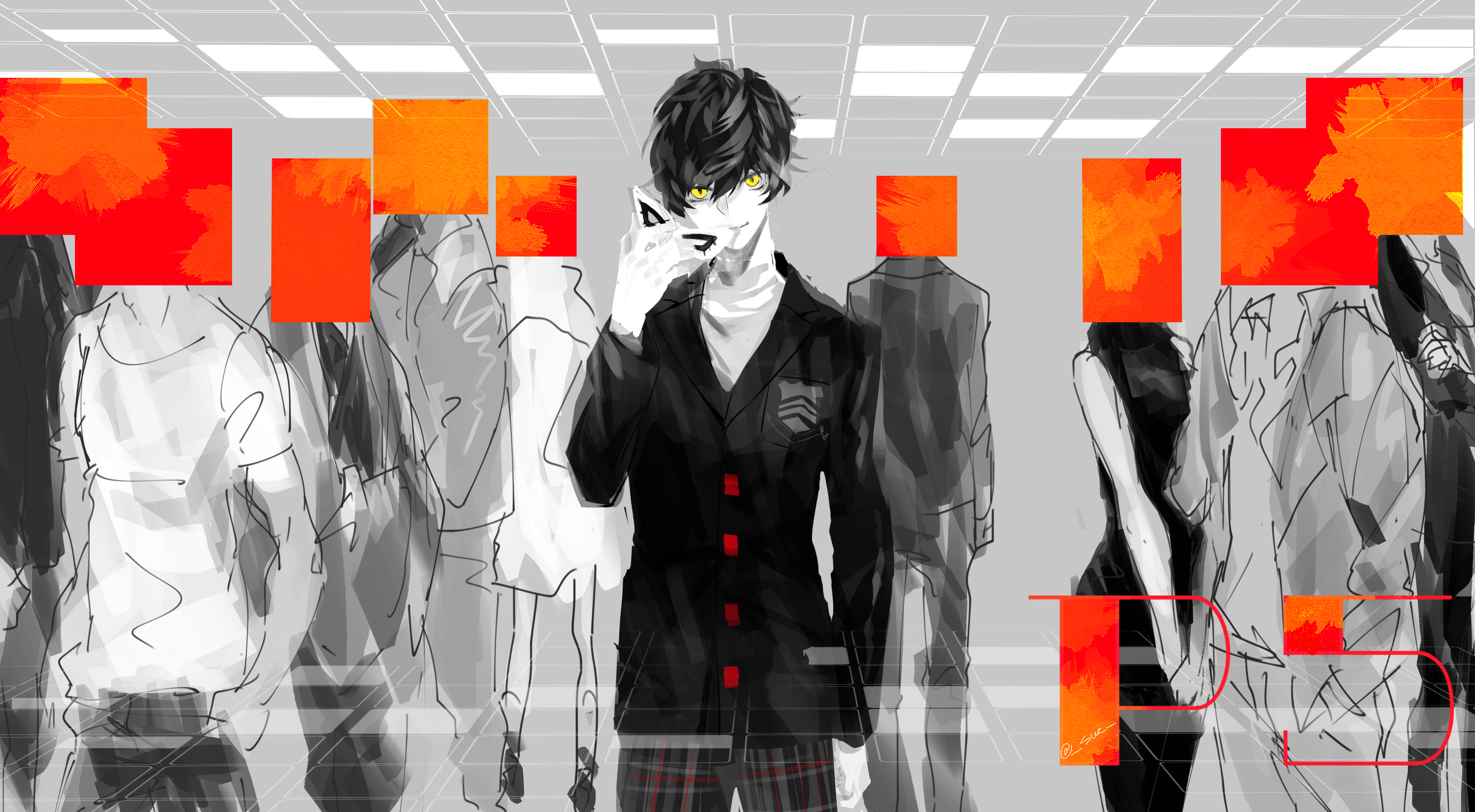 Akira Kurusu from Persona 5 HD Wallpaper