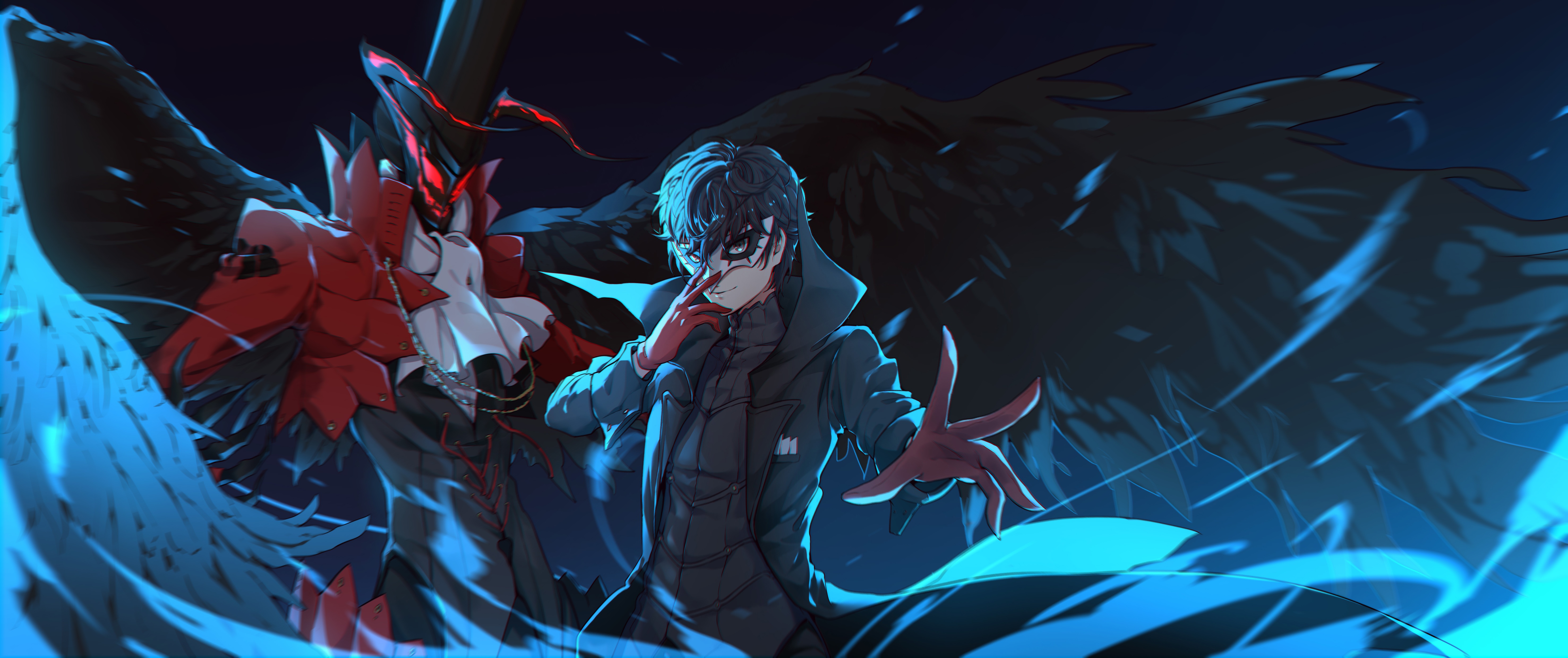 Joker and Arsene from Persona 5 HD Wallpaper