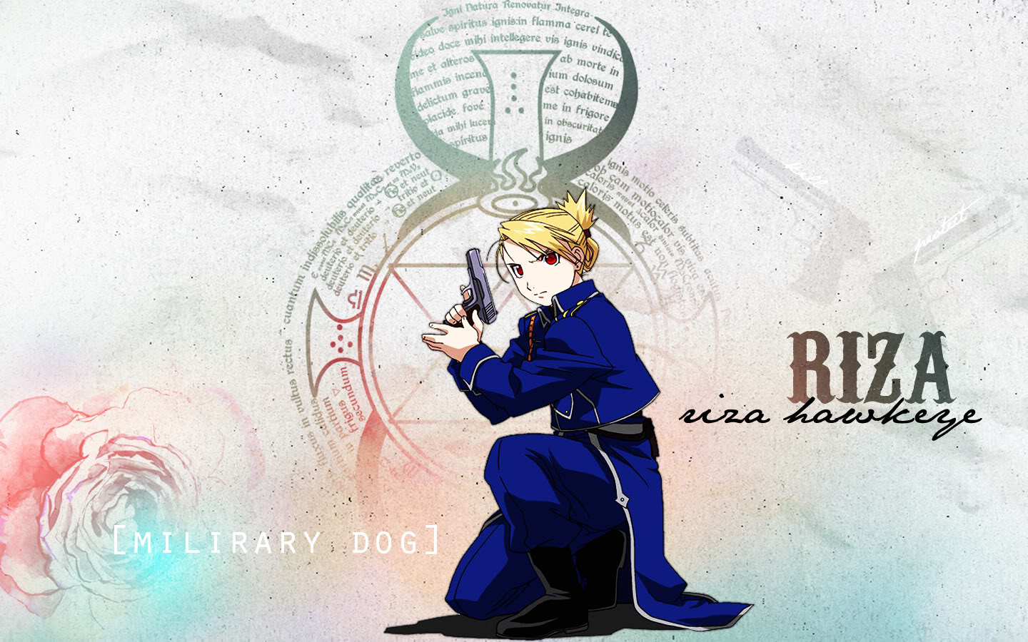 Riza Hawkeye from Fullmetal Alchemist HD Wallpaper