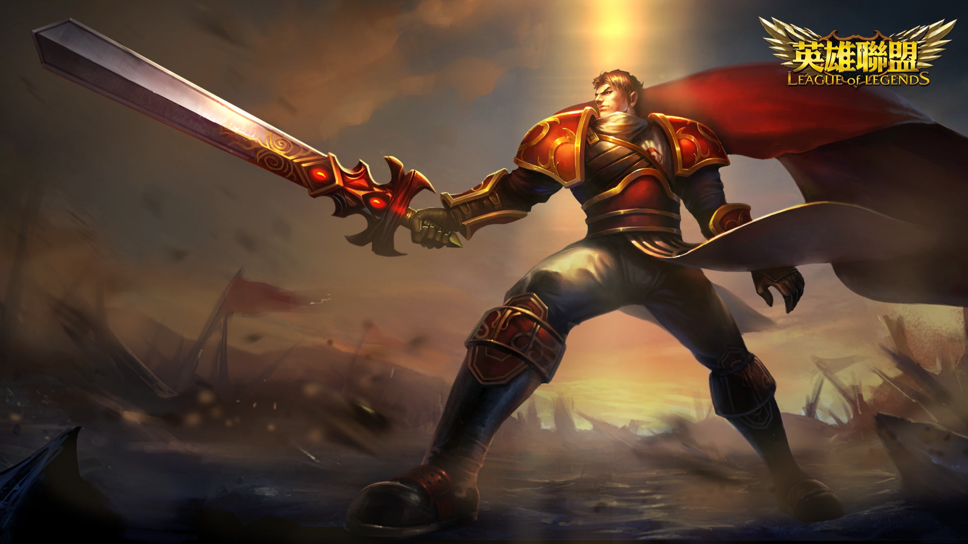 Garen from League of Legends HD Wallpaper