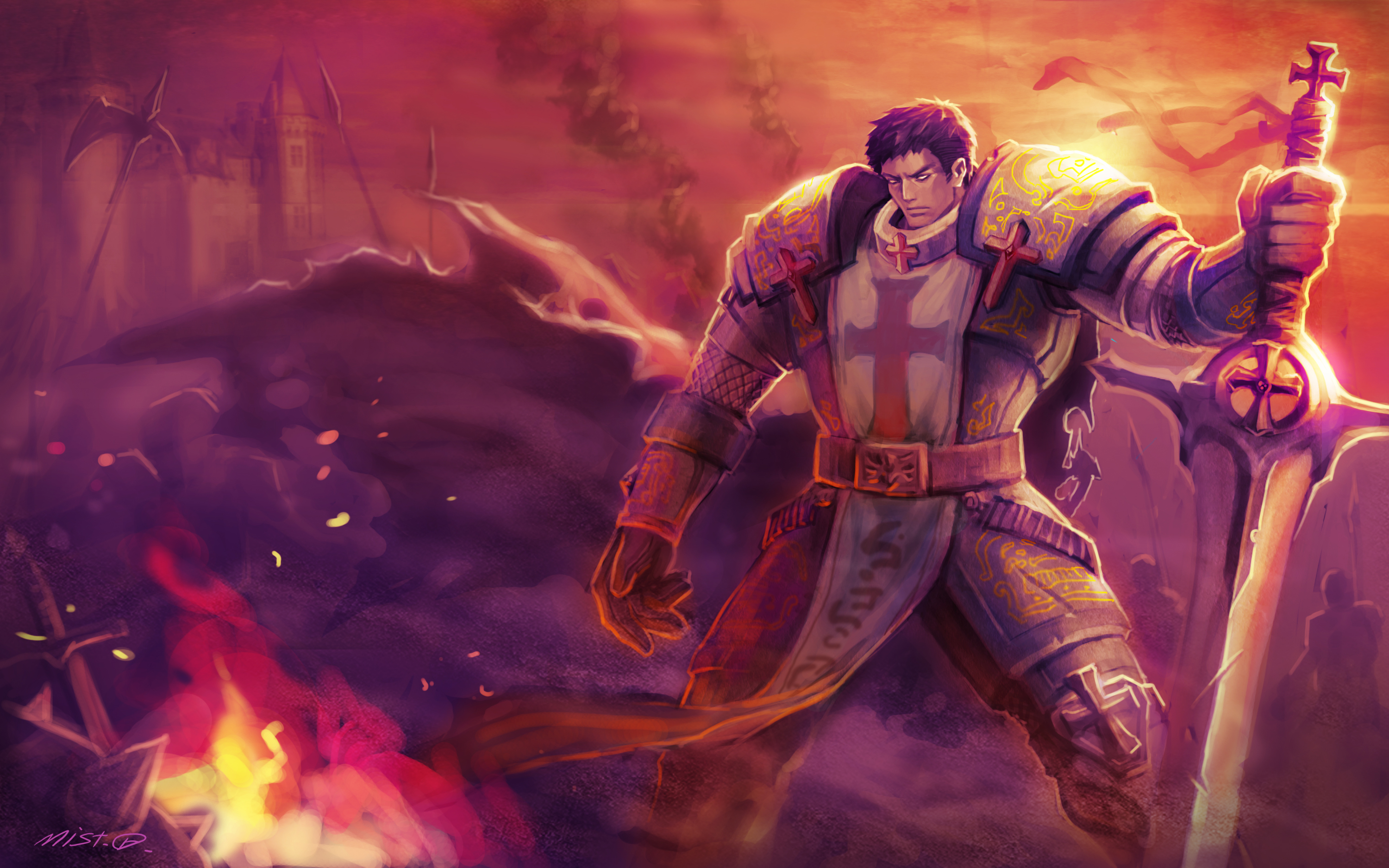Garen from League of Legends HD Wallpaper