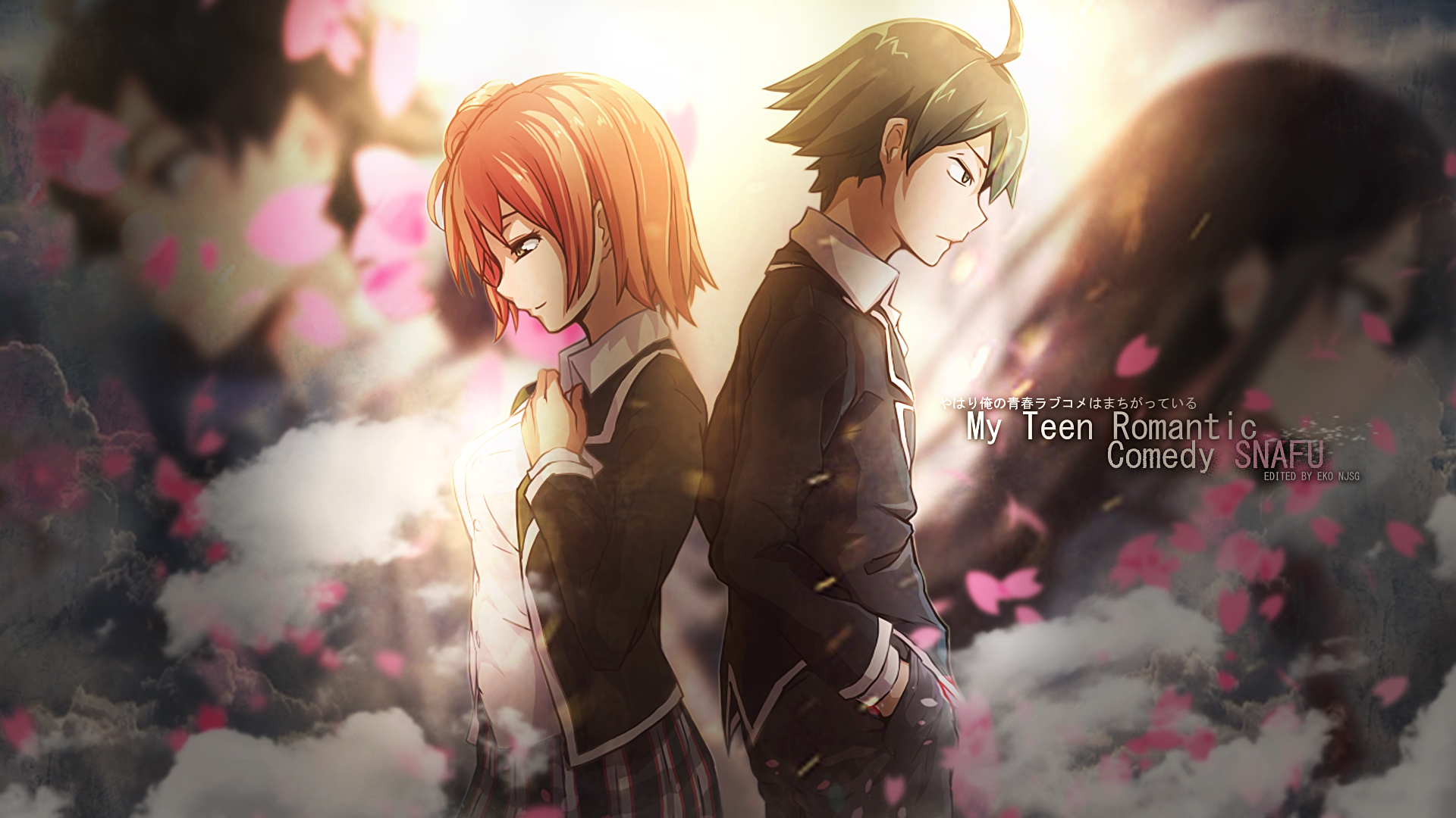 Hachiman Hikigaya and Yukino Yukinoshita from My Teen Romantic Comedy SNAFU HD Wallpaper