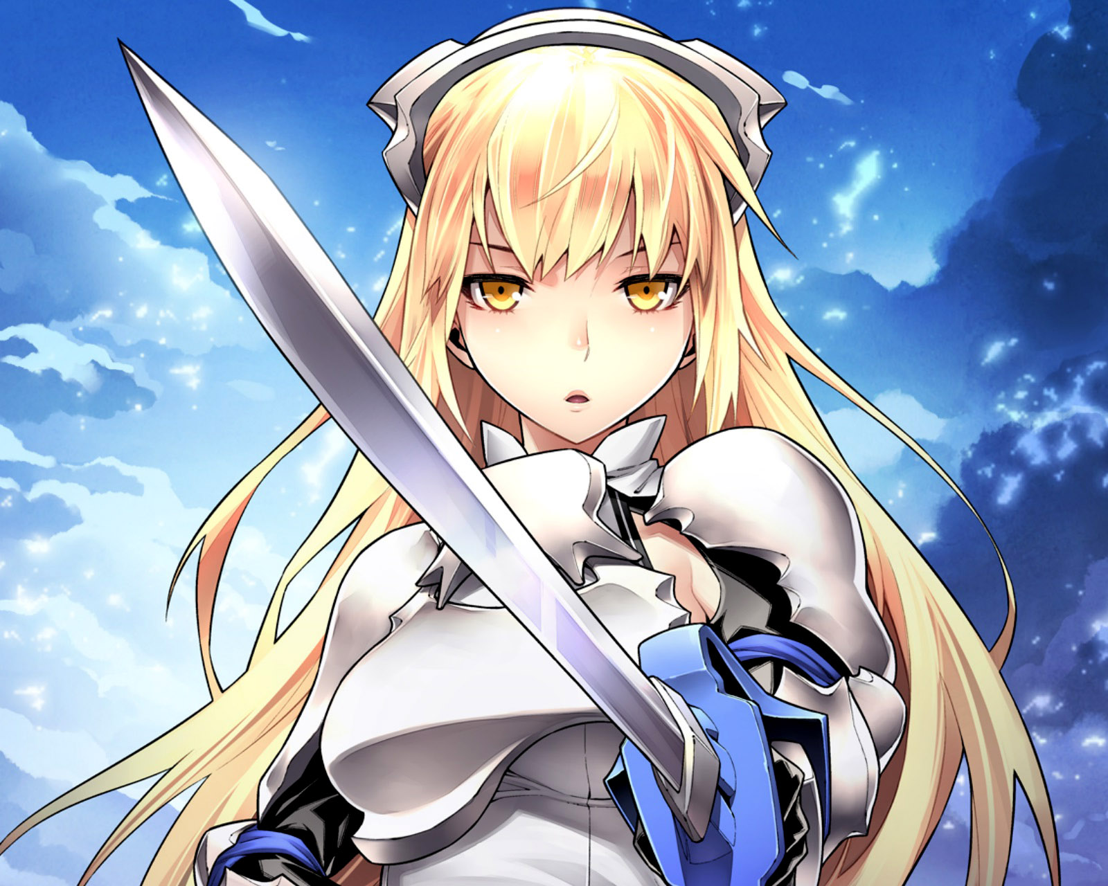 Aiz Wallenstein from DanMachi HD Wallpaper