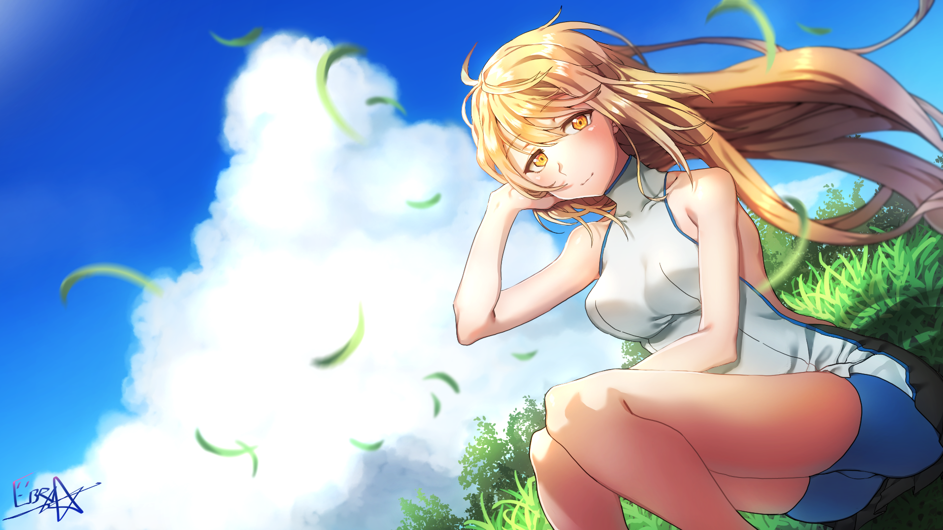 Aiz Wallenstein from DanMachi HD Wallpaper
