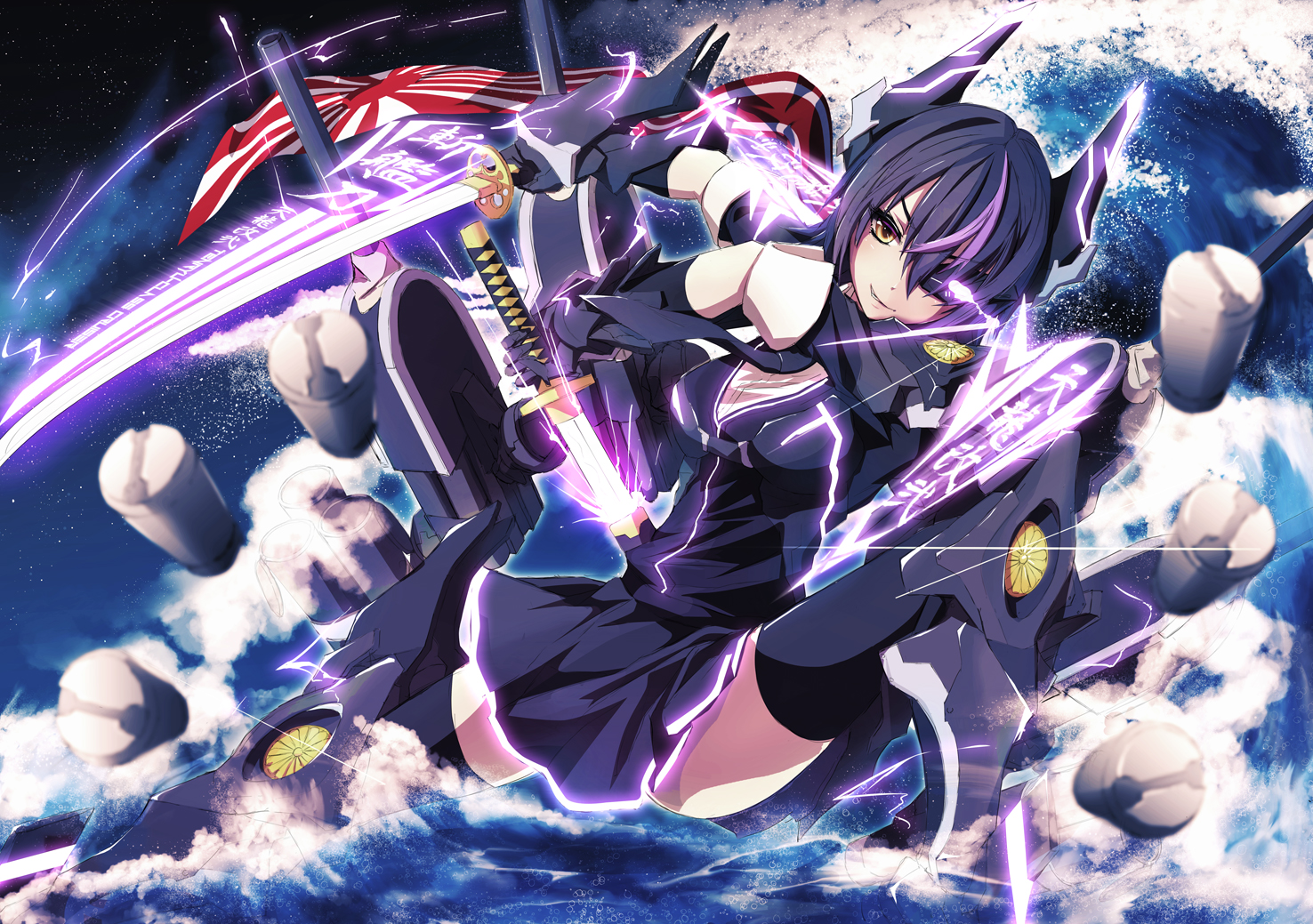 Tenryuu from Kantai Collection HD Wallpaper