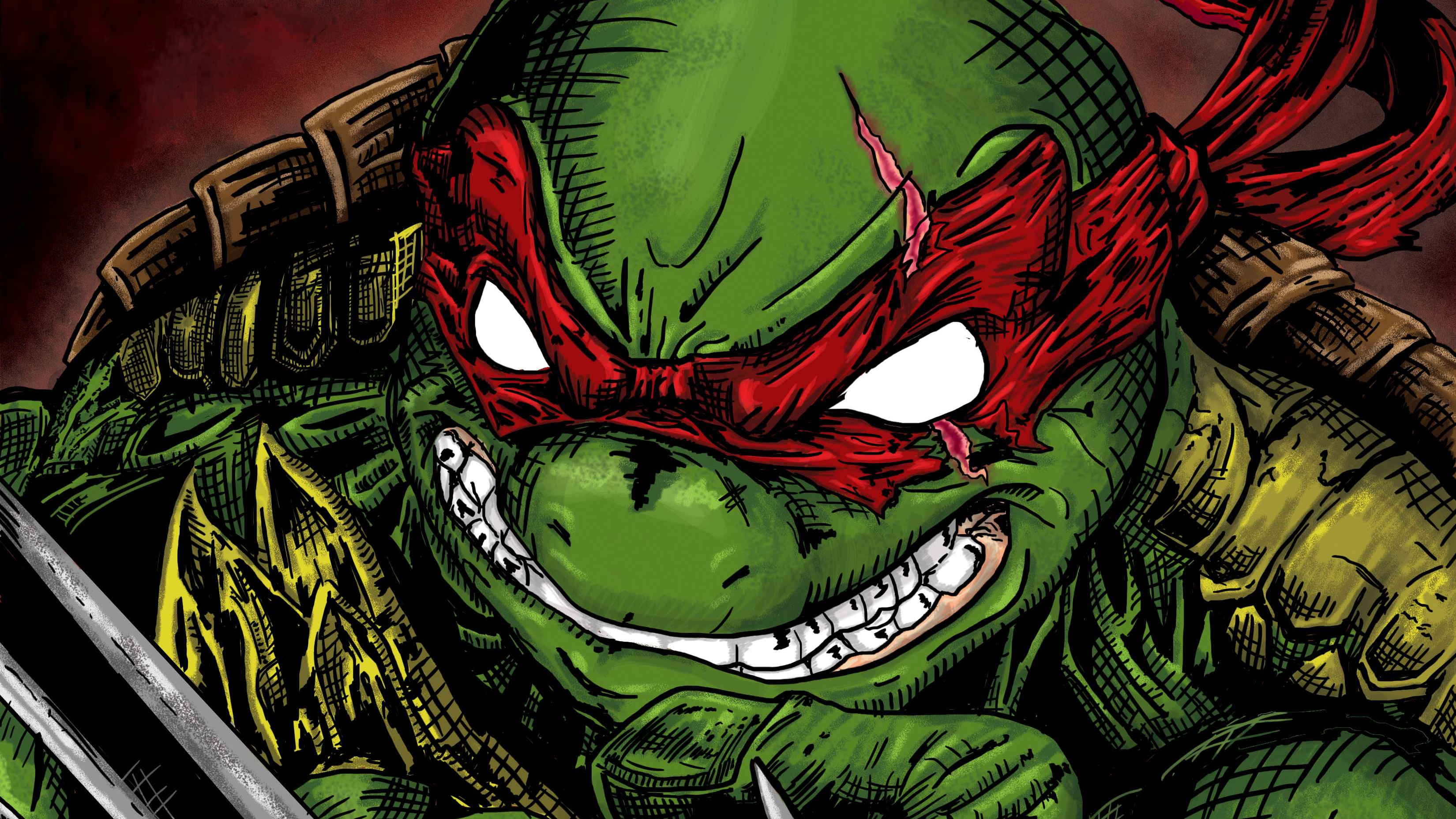Raphael from Teenage Mutant Ninja Turtles HD Wallpaper