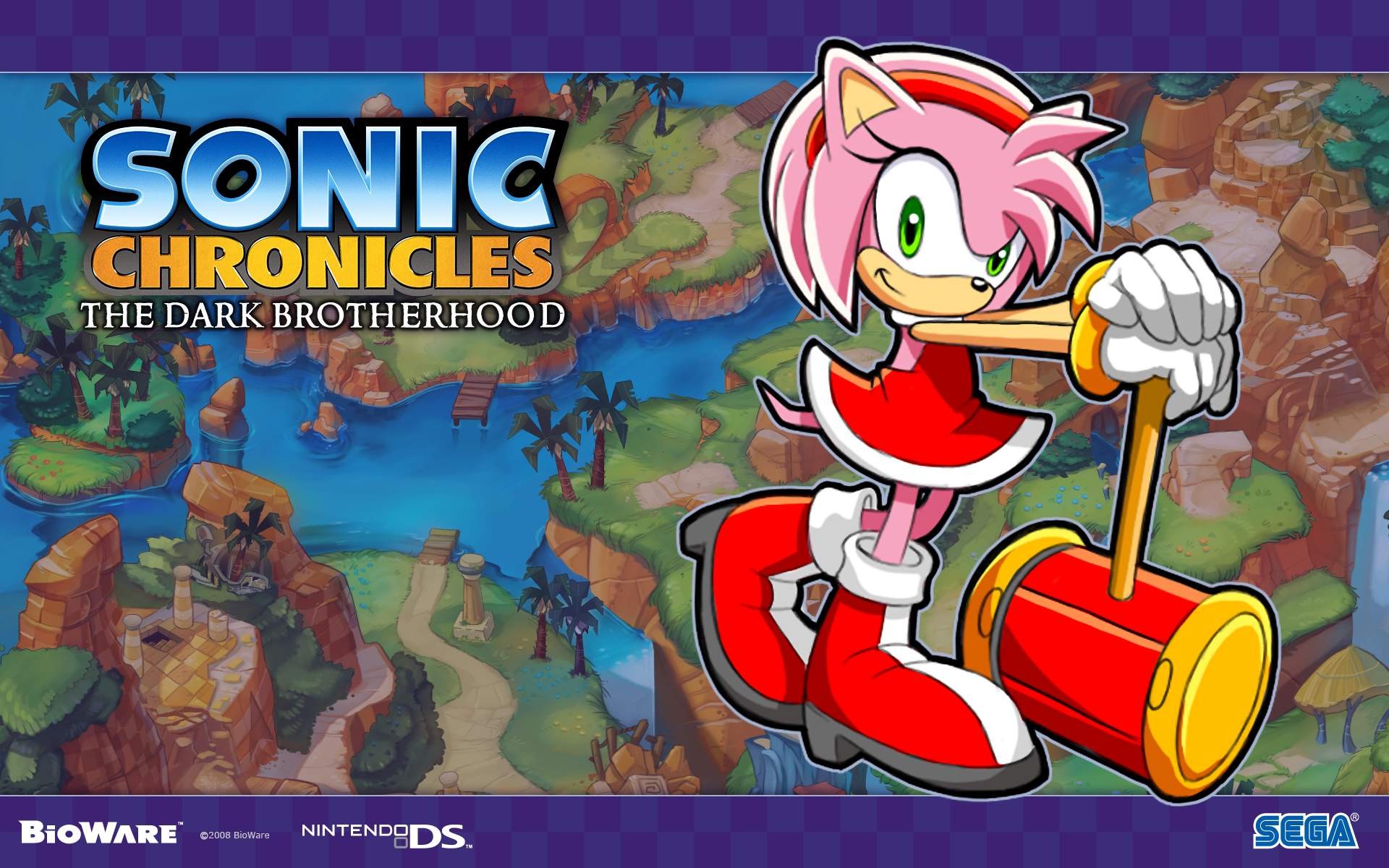 Amy Rose from Sonic Chronicles: The Dark Brotherhood HD Wallpaper