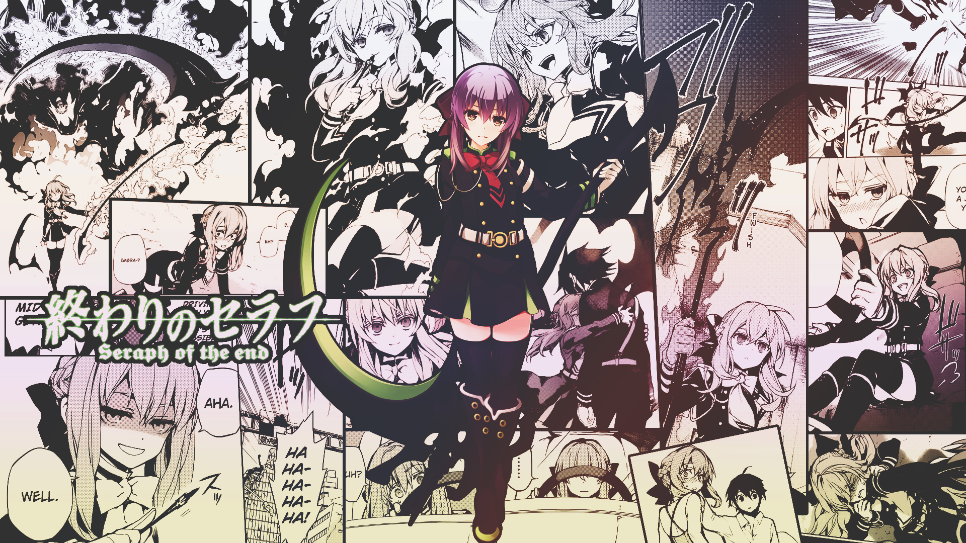 Shinoa Hīragi from Seraph of the End HD Wallpaper