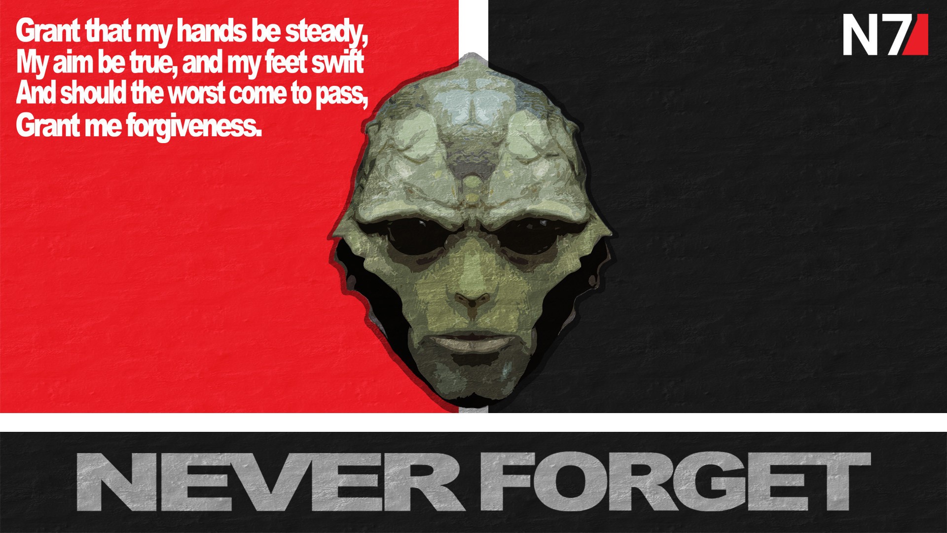 Thane Krios from Mass Effect N7 Never Forget HD Wallpaper