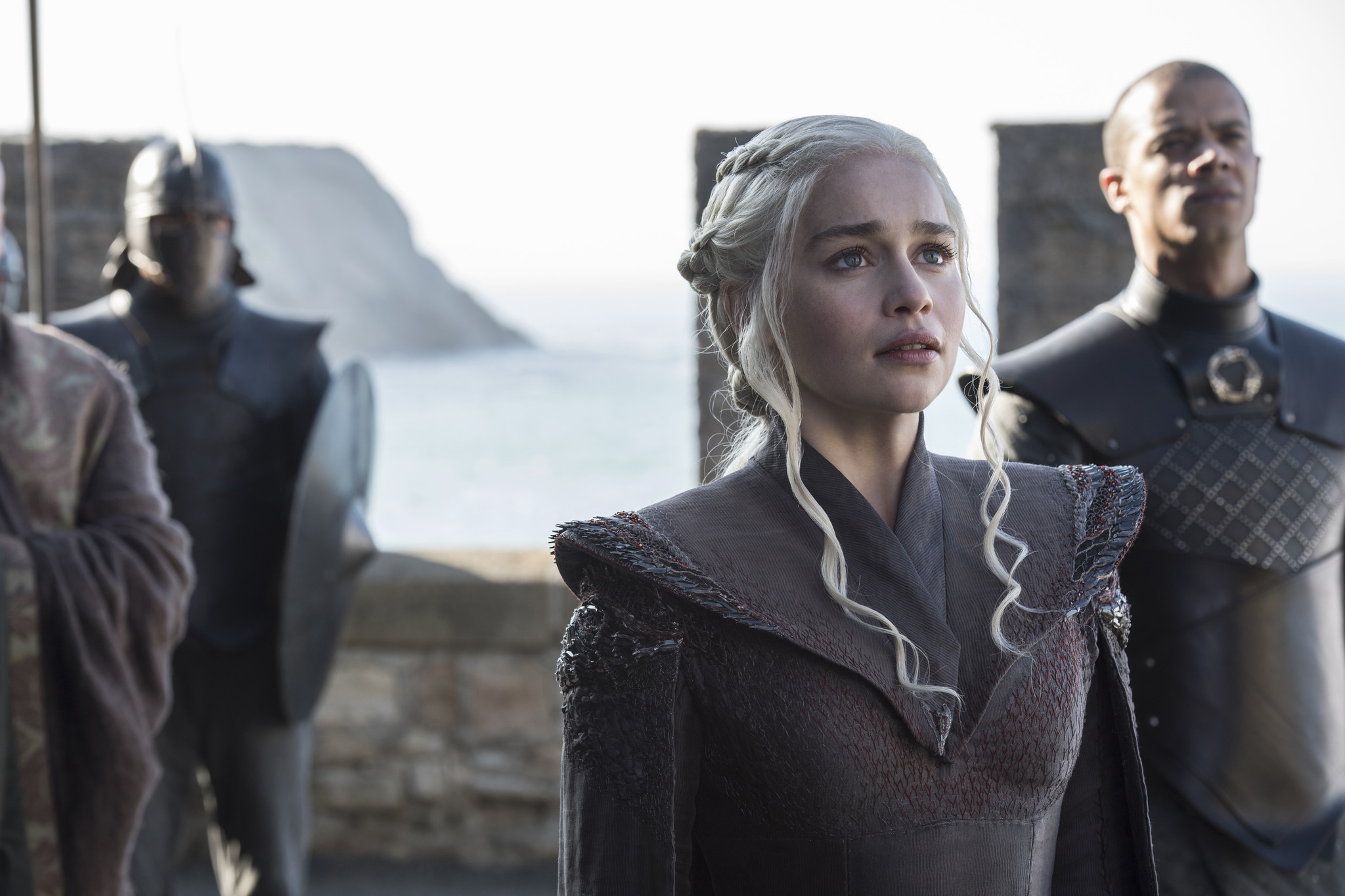 Daenerys Targaryen and Grey Worm from Game of Thrones HD Wallpaper