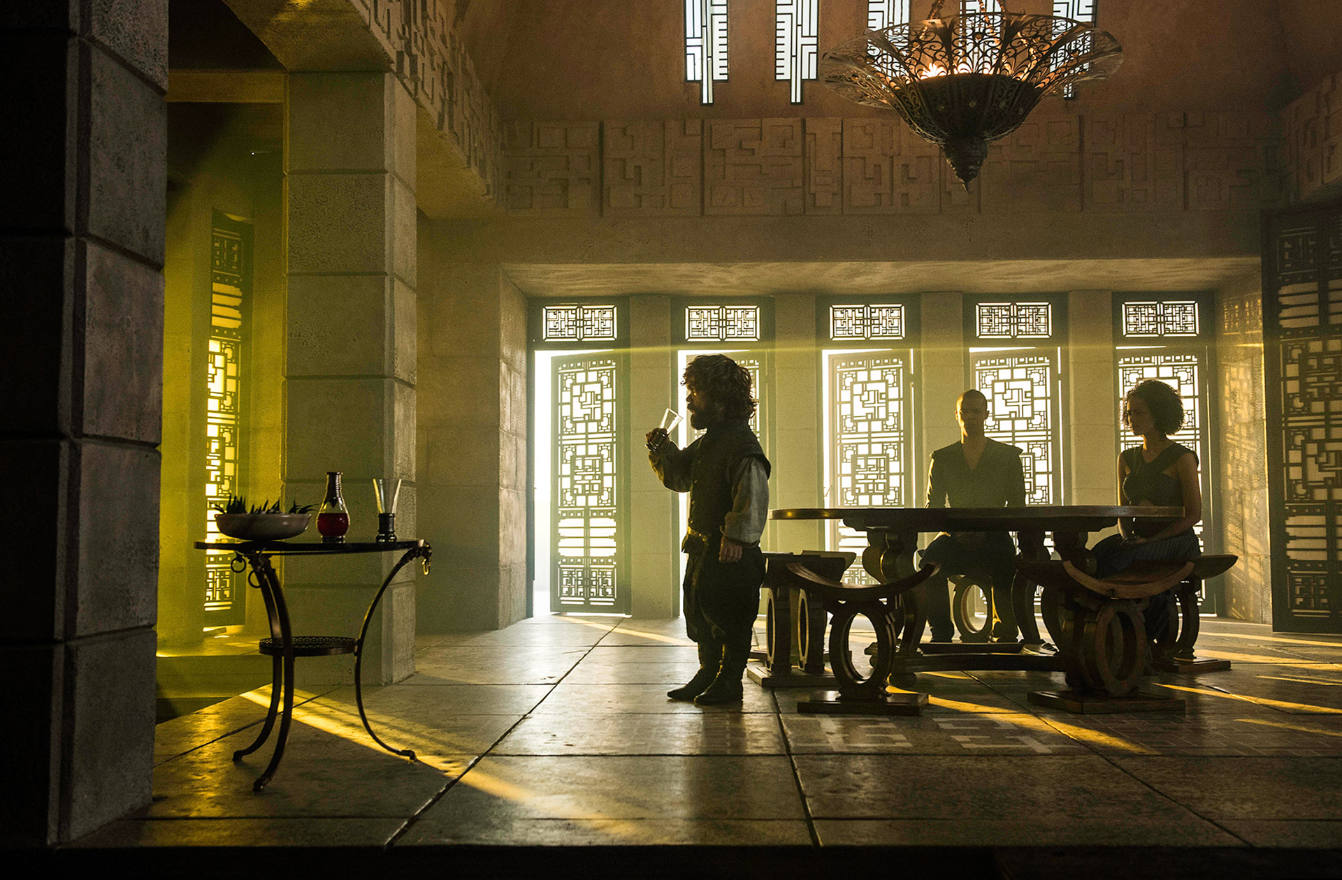 Grey Worm from Game of Thrones in a grand hall HD Wallpaper