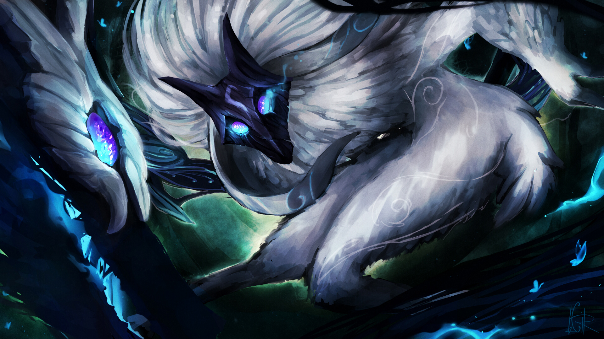 Kindred from League of Legends HD Wallpaper