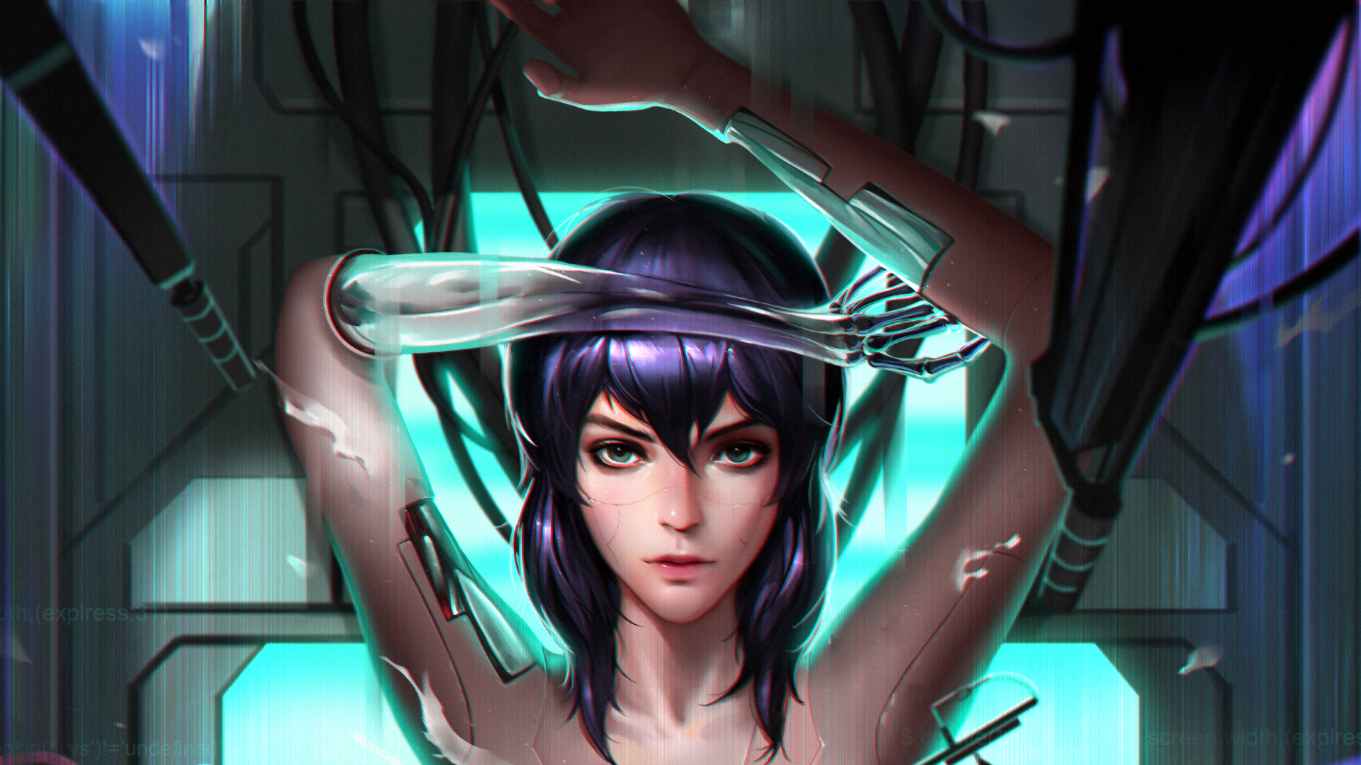 Motoko Kusanagi from Ghost in the Shell HD Wallpaper