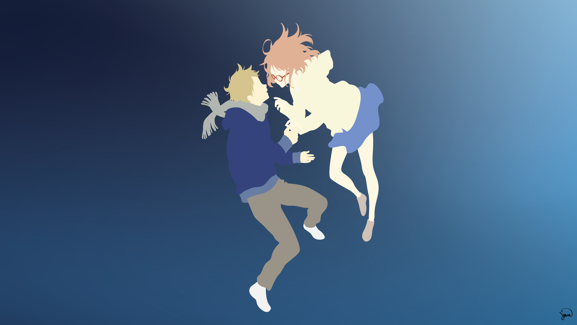 Akihito Kanbara and Mirai Kuriyama HD Wallpaper