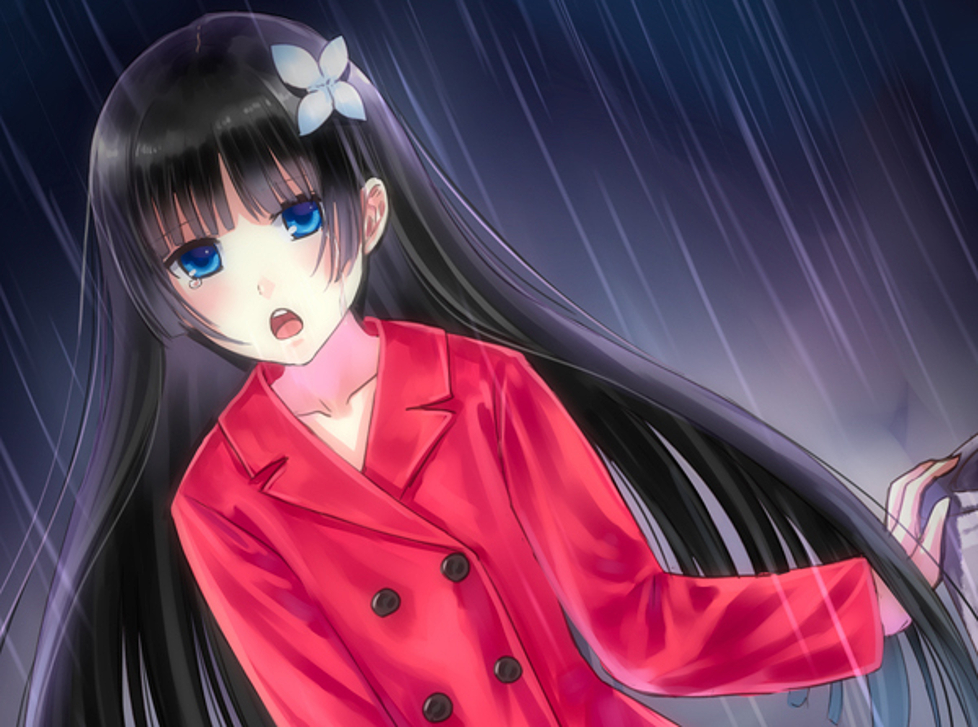 Rea Sanka in the rain HD Wallpaper