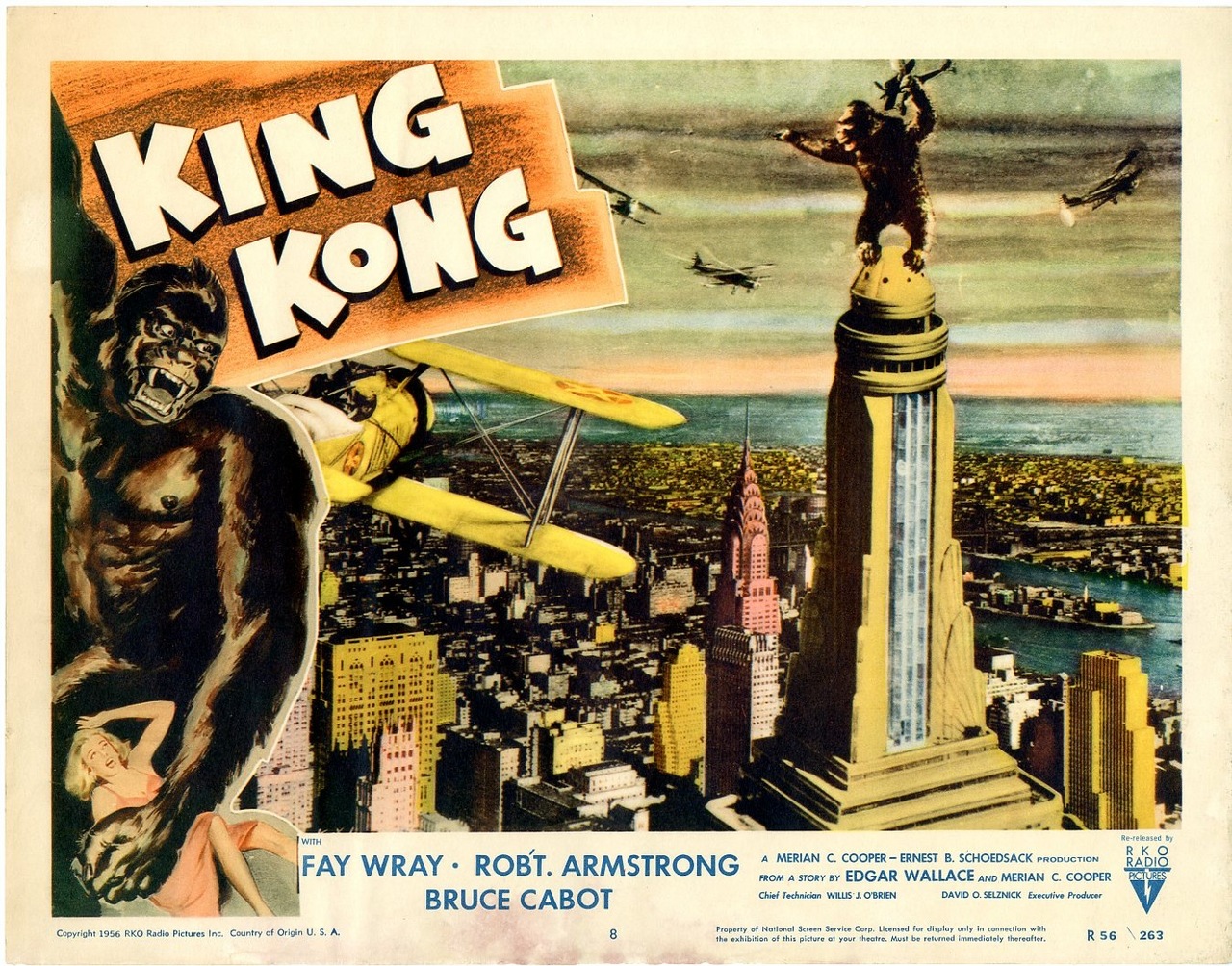 King Kong movie poster with Fay Wray HD Wallpaper